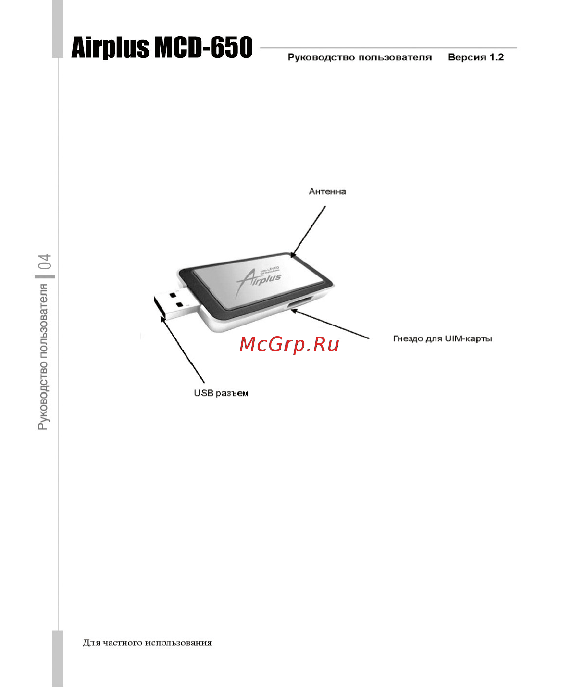 Airplus MCD-650 [6/54] Аирш мс0 650