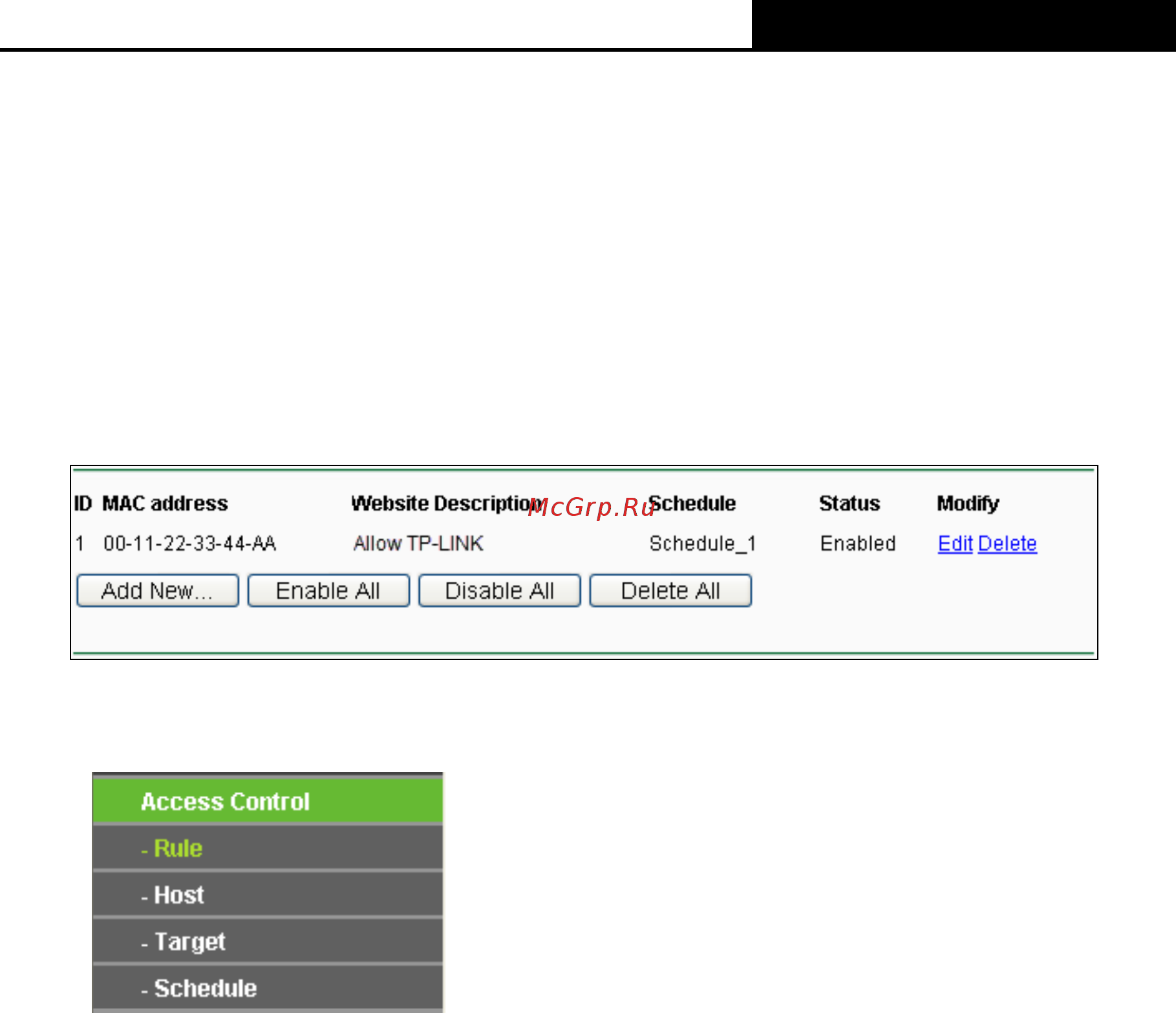 Tp-Link TL-WR845N V1 [70/119] Access control