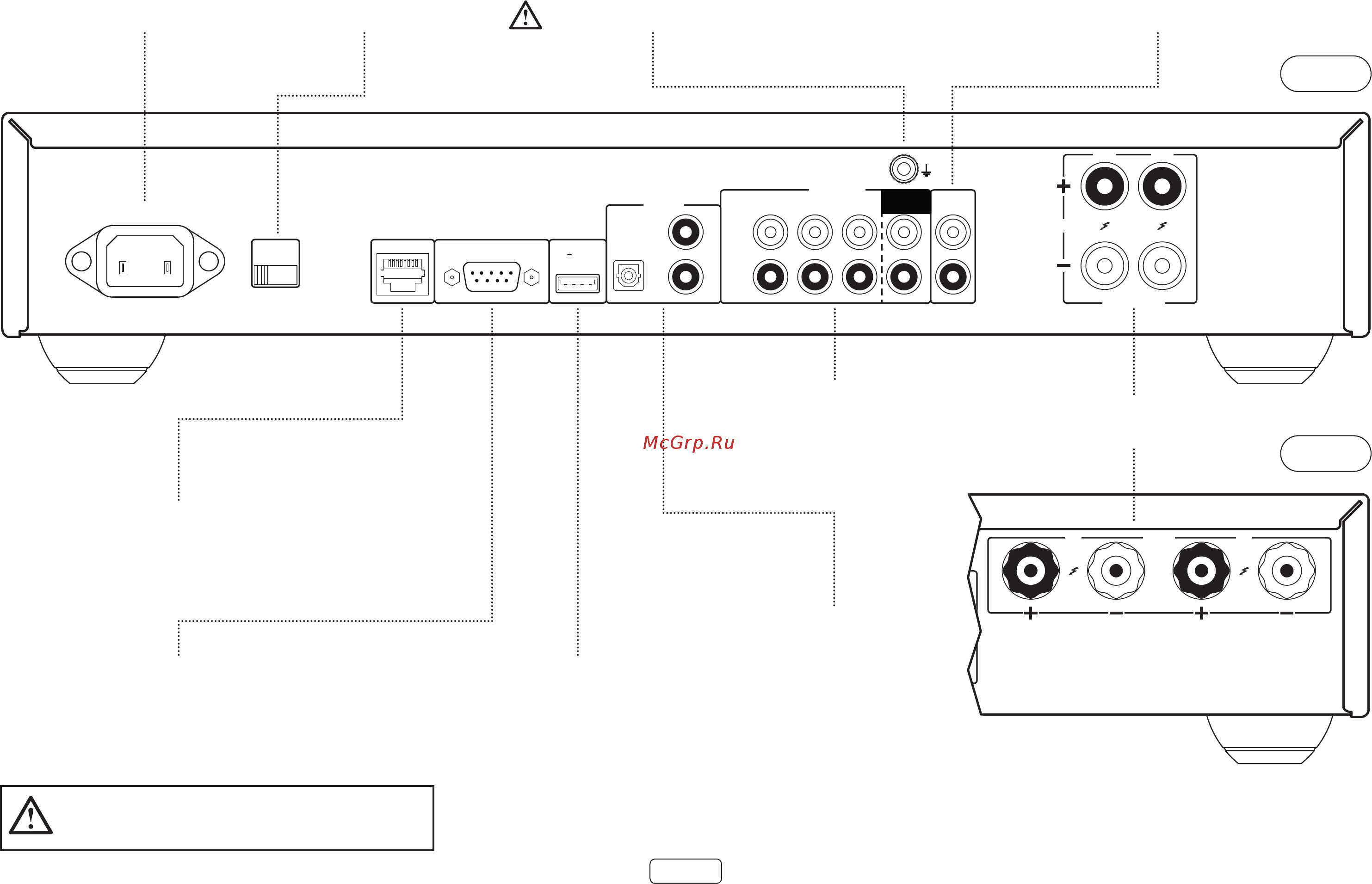 Arcam HDA SA20 [8/20] Элементы управления и разъемы на задней панели