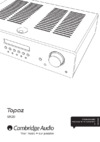 Cambridge Audio Topaz SR20 Инструкция по эксплуатации