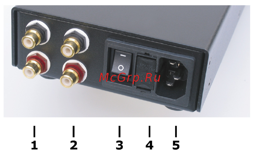 Lehmann Audio Linear SE [5/8] Задняя панель