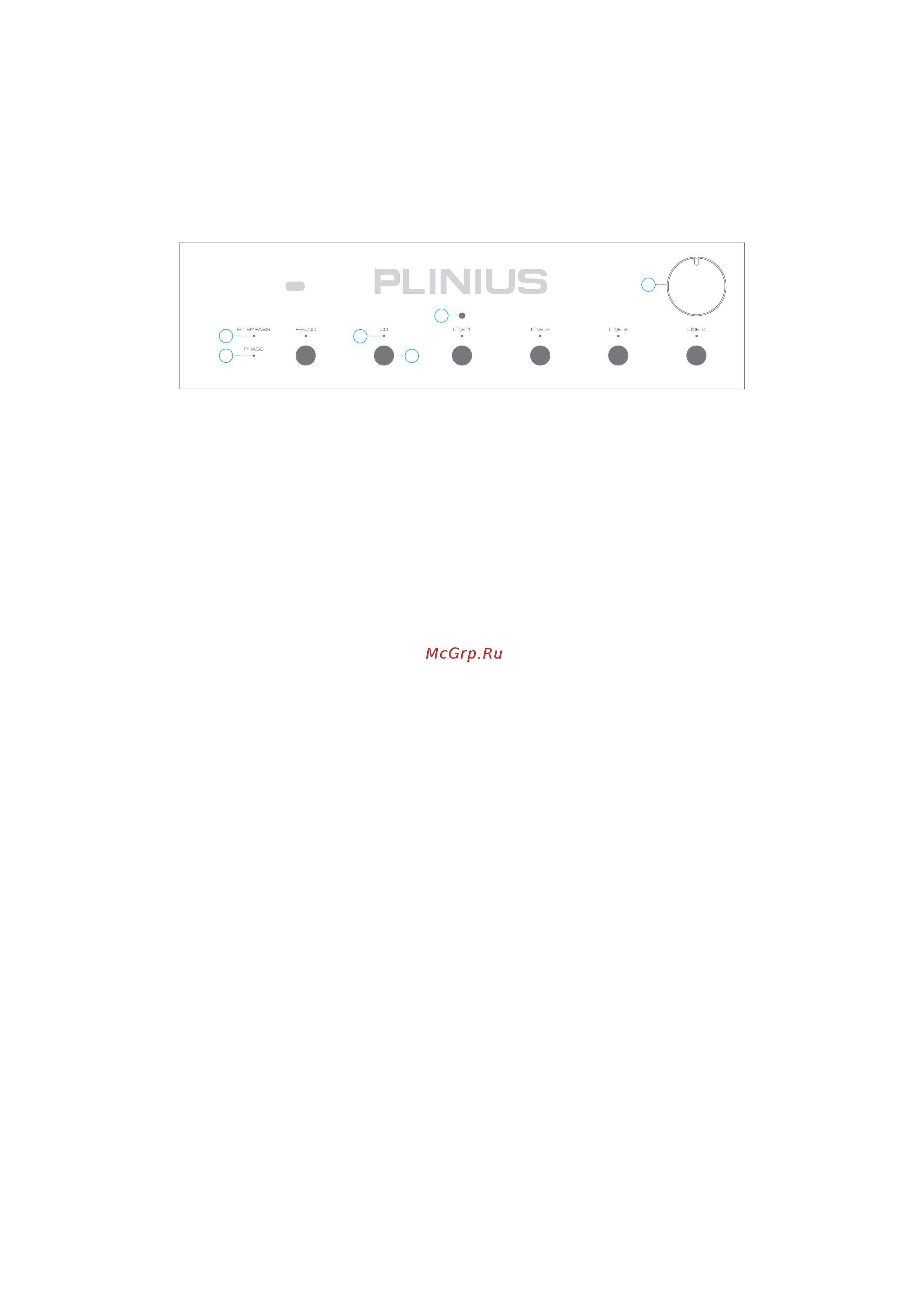 Plinius Phono [9/24] Усилитель передняя панель