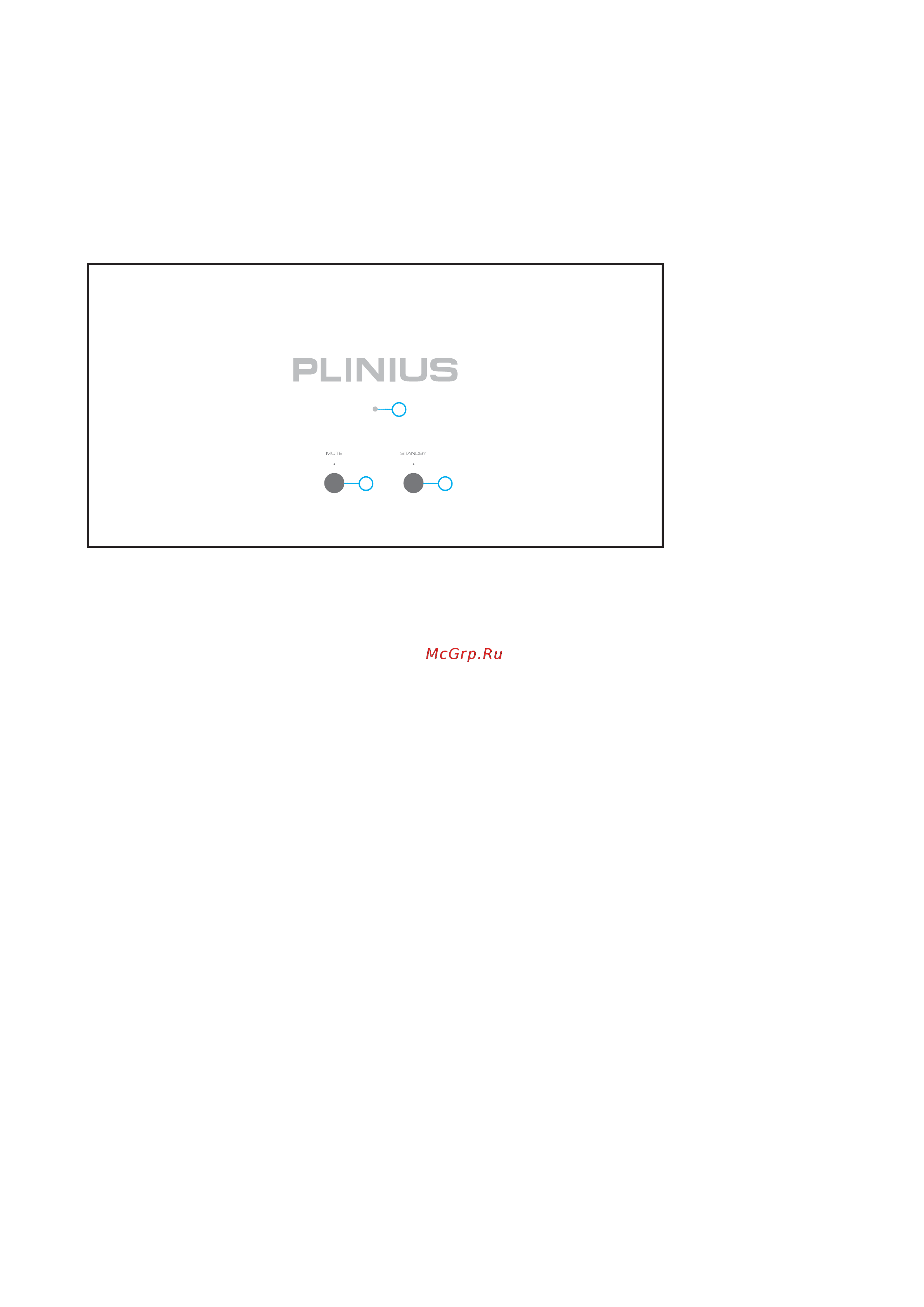 Plinius Kiokio [9/24] Усилитель передняя панель