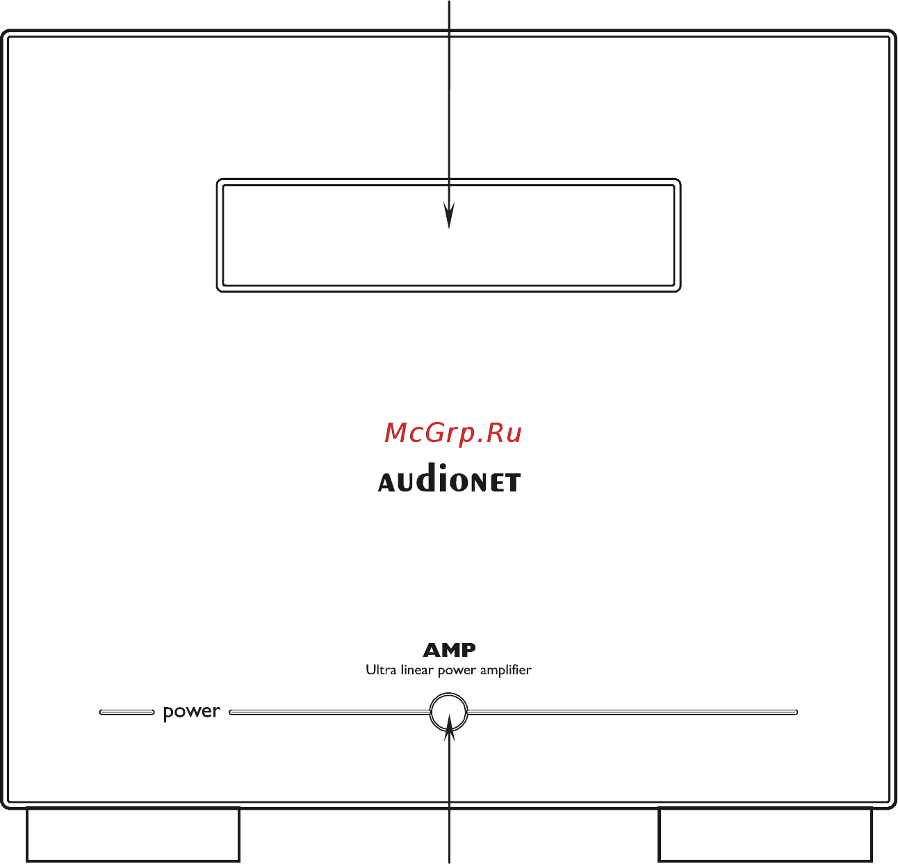 Audionet AMP [7/28] Передняя панель