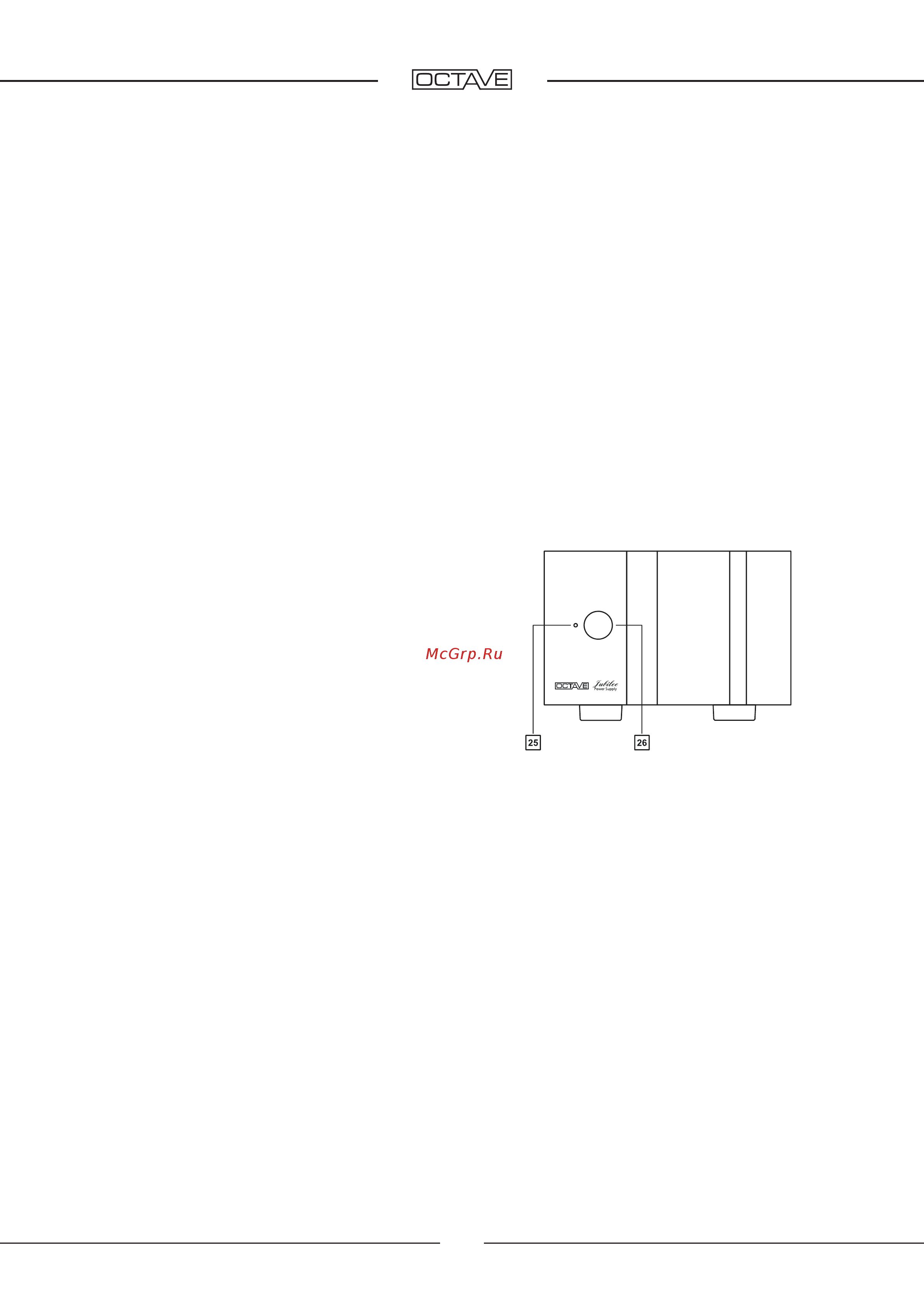 Octave Jubilee Preamp [15/24] Установка усилителя