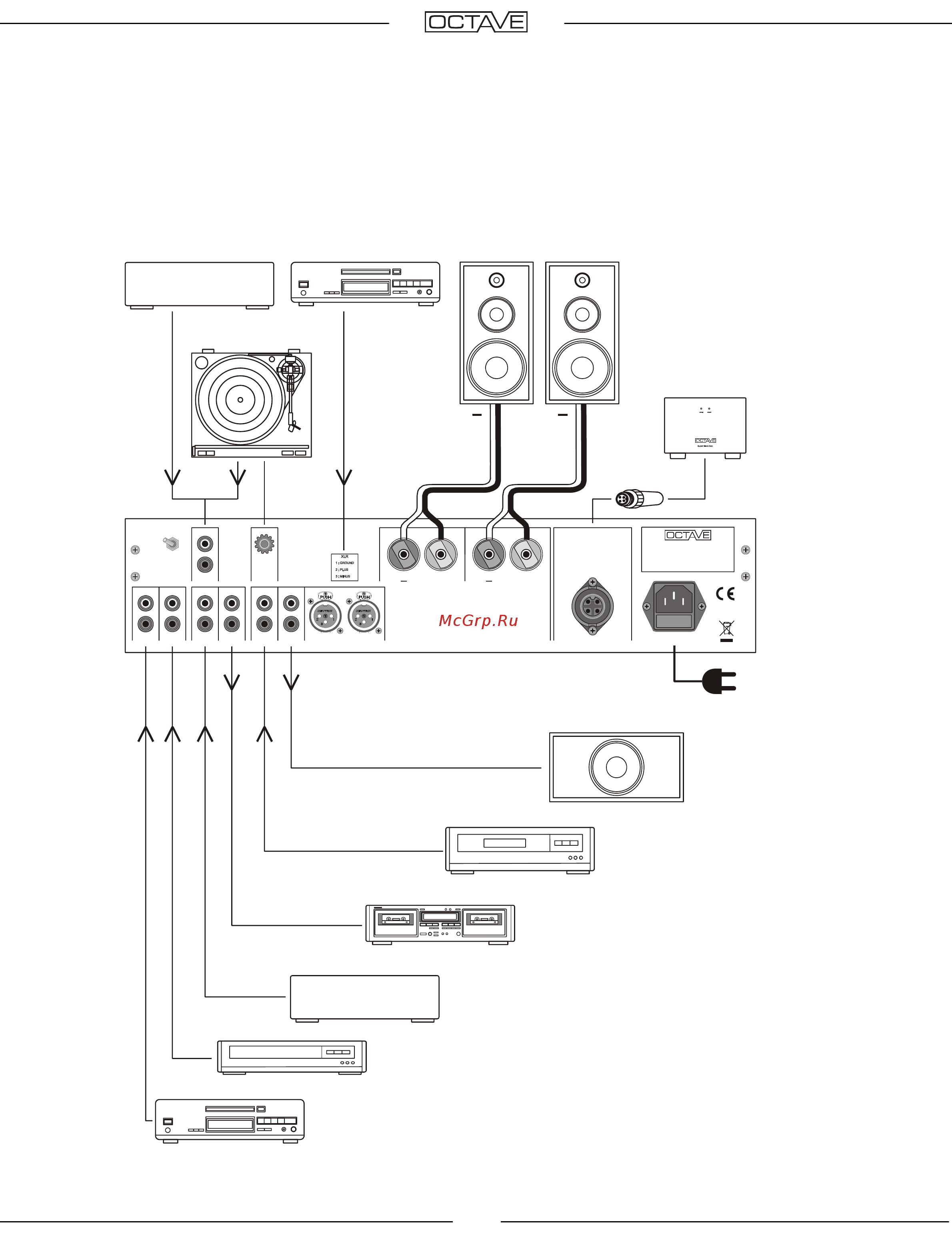 Octave V 70 SE [10/33] Left speaker right speaker