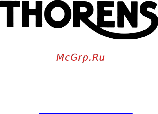 Thorens TD 240-2 Инструкция по эксплуатации онлайн [9/9] 340019