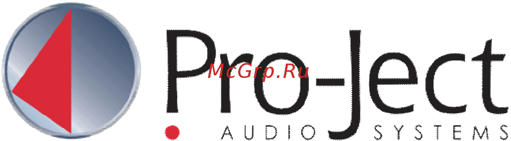 Pro-Ject RPM 3 Carbon Инструкция по эксплуатации онлайн