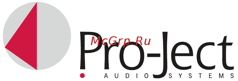 Pro-Ject 2-Xperience Acryl Инструкция по эксплуатации онлайн