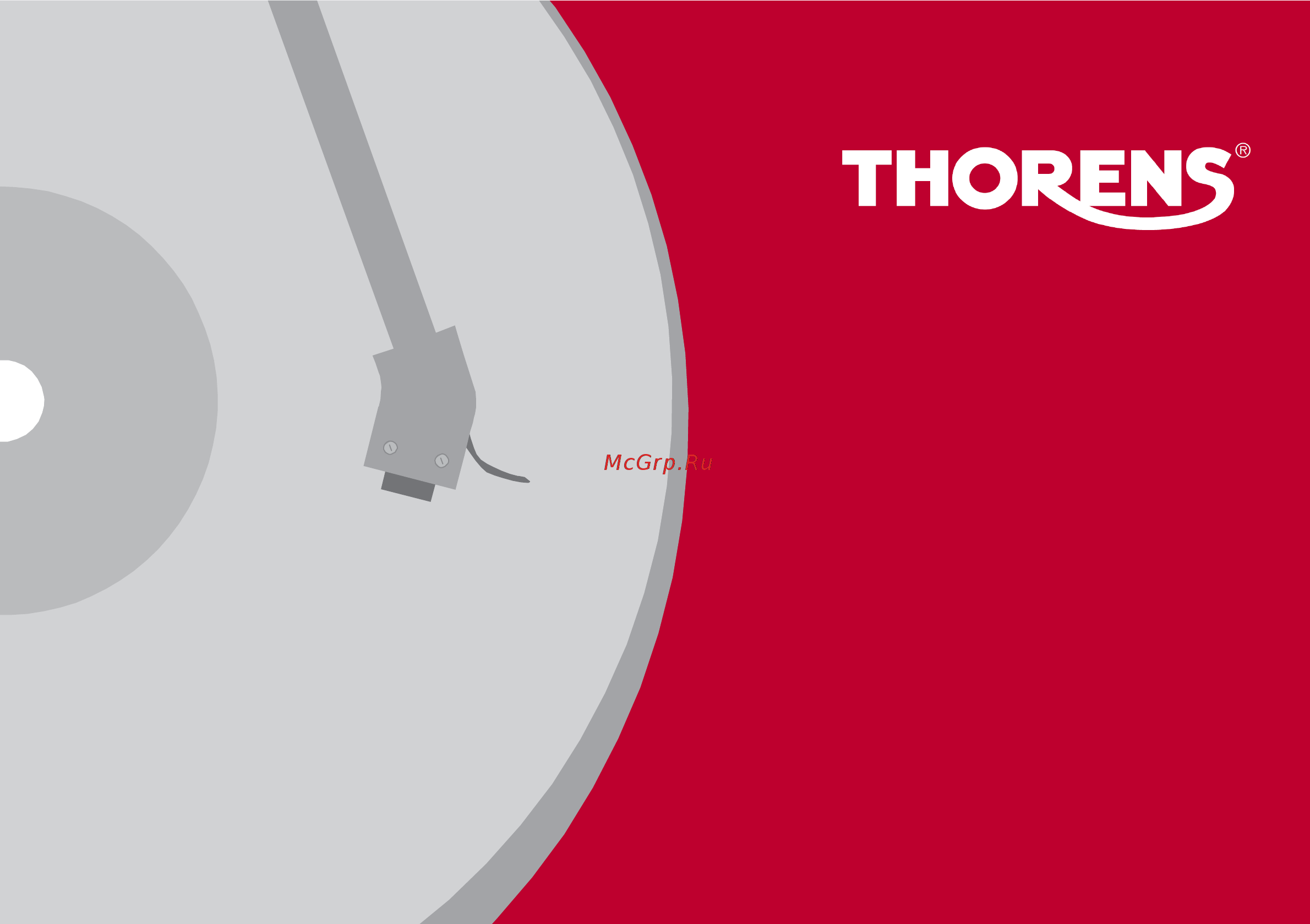 Thorens MM 002 Инструкция по эксплуатации онлайн