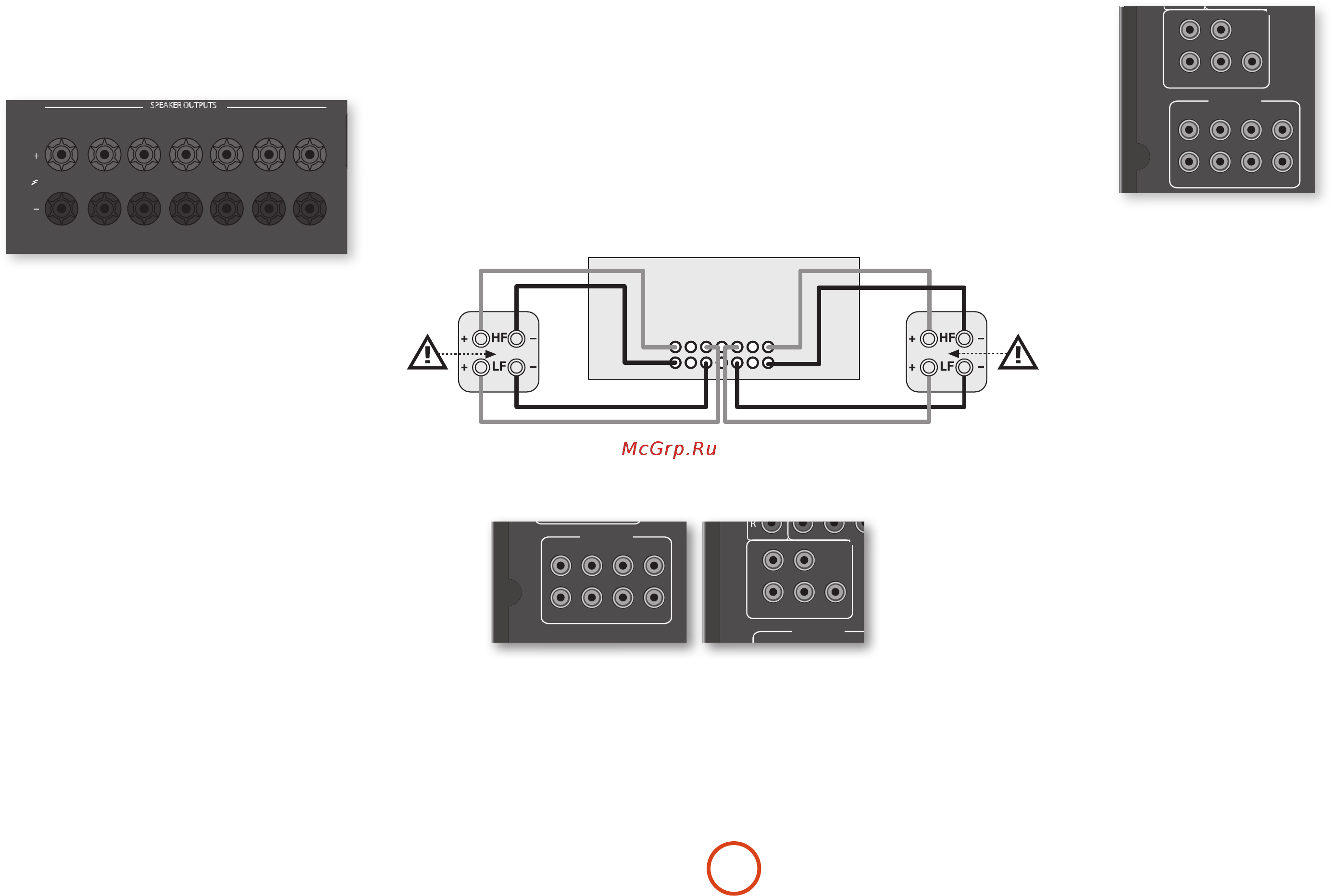 Arcam FMJ AV860 [17/54] Speaker outputs