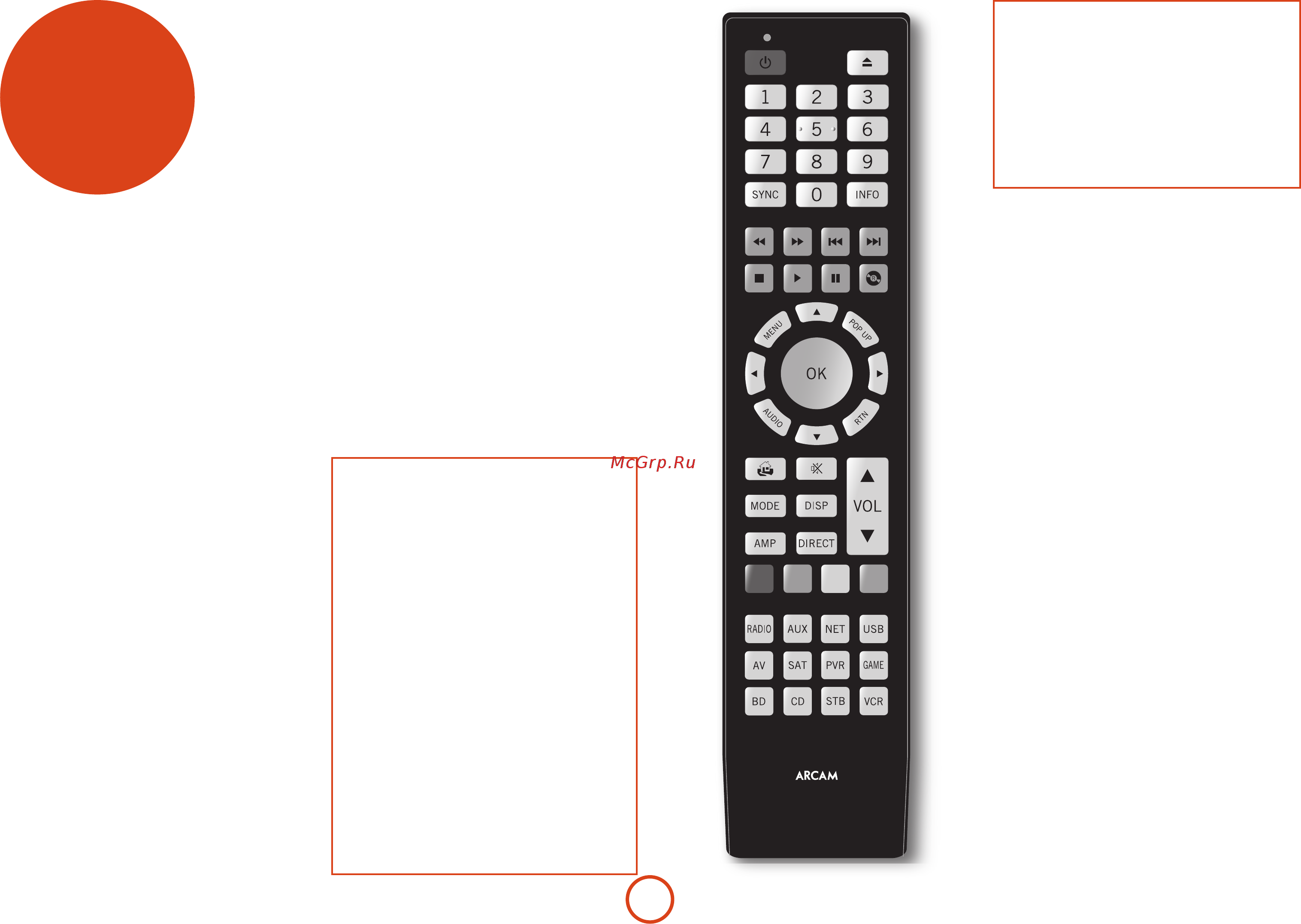 Arcam FMJ AV860 [21/54] Пульт дис