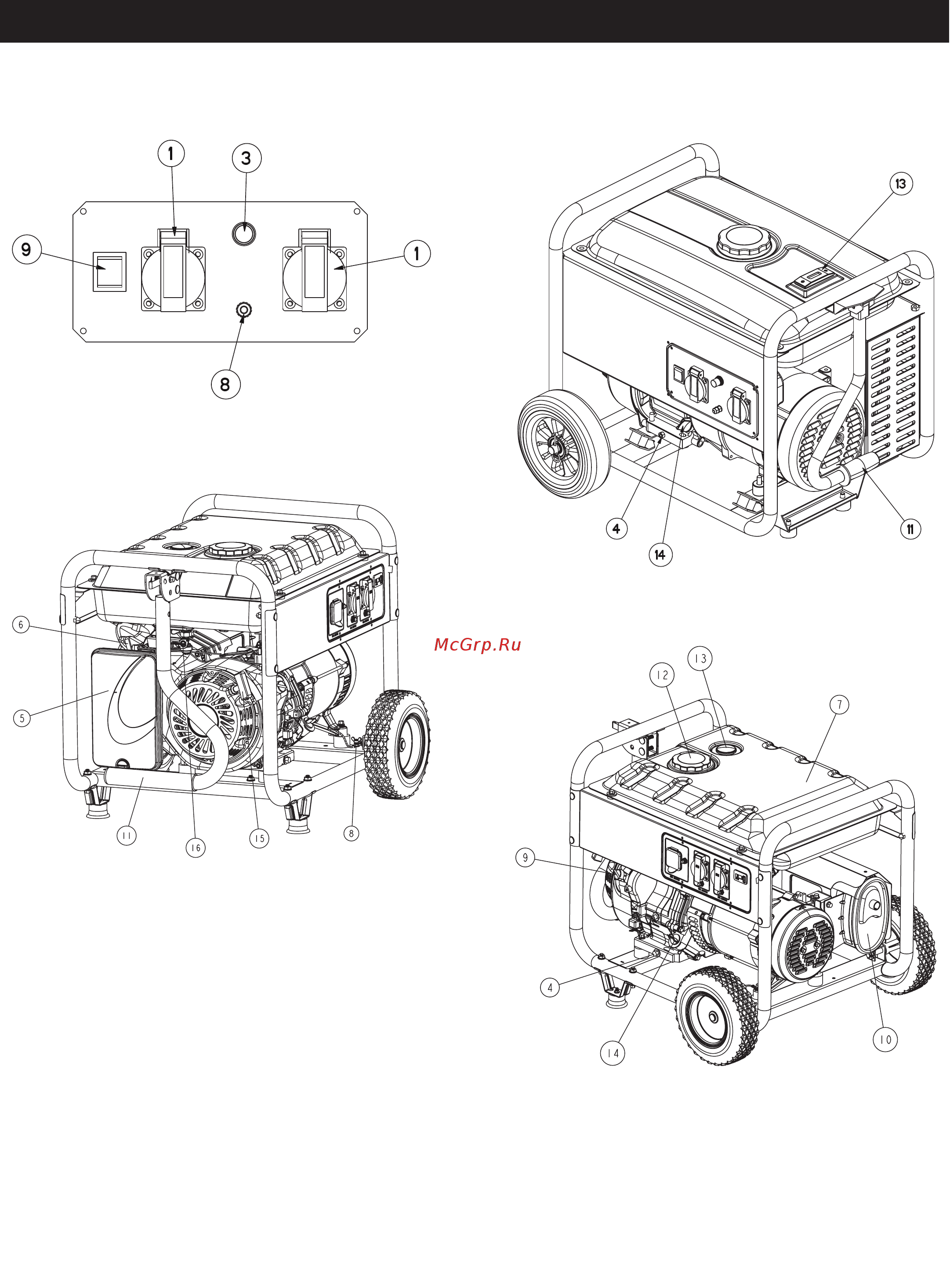 Generac GP6000E [31/44] Эксплуатация