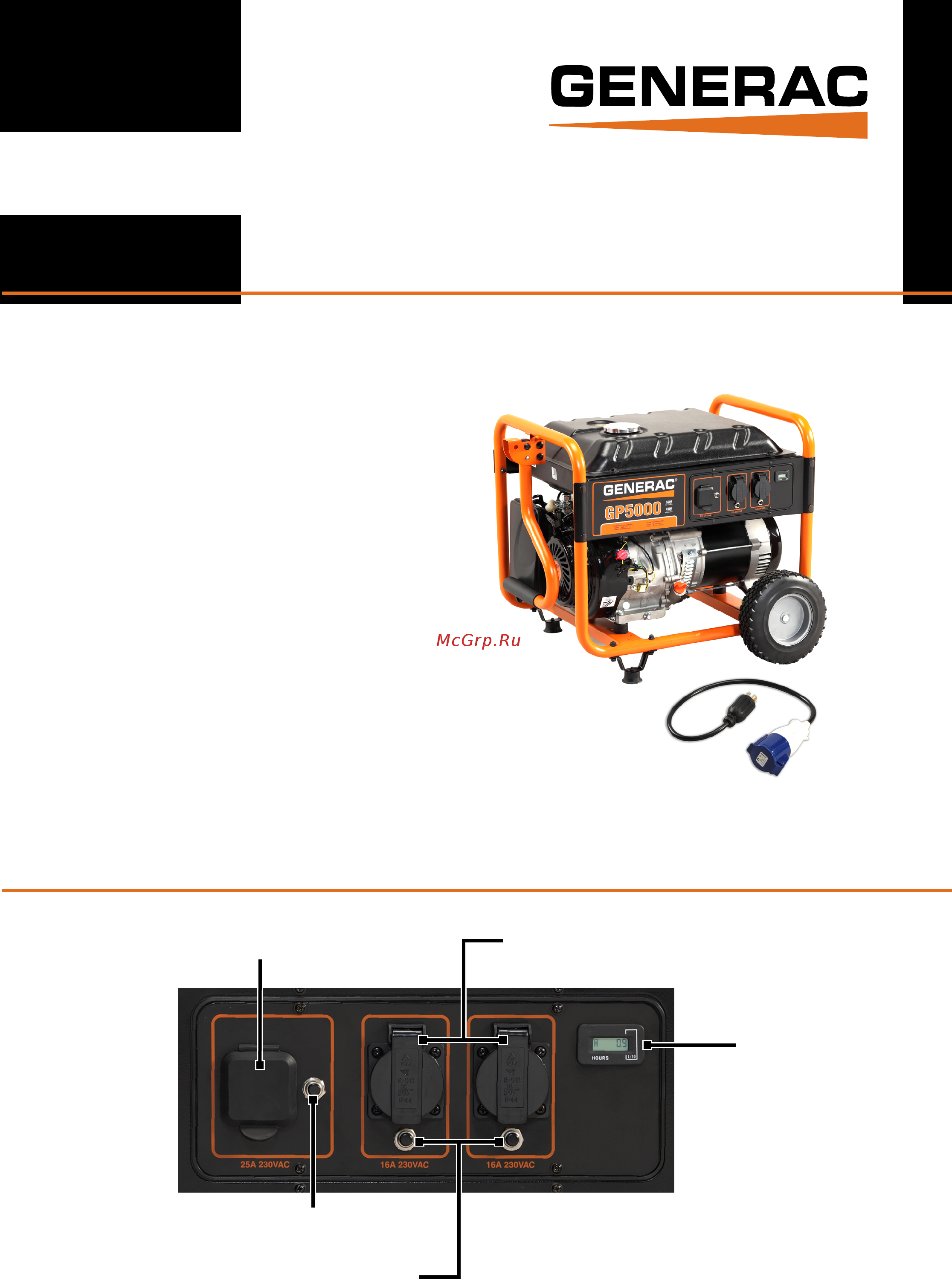 Generac GP5000 [3/4] Russian