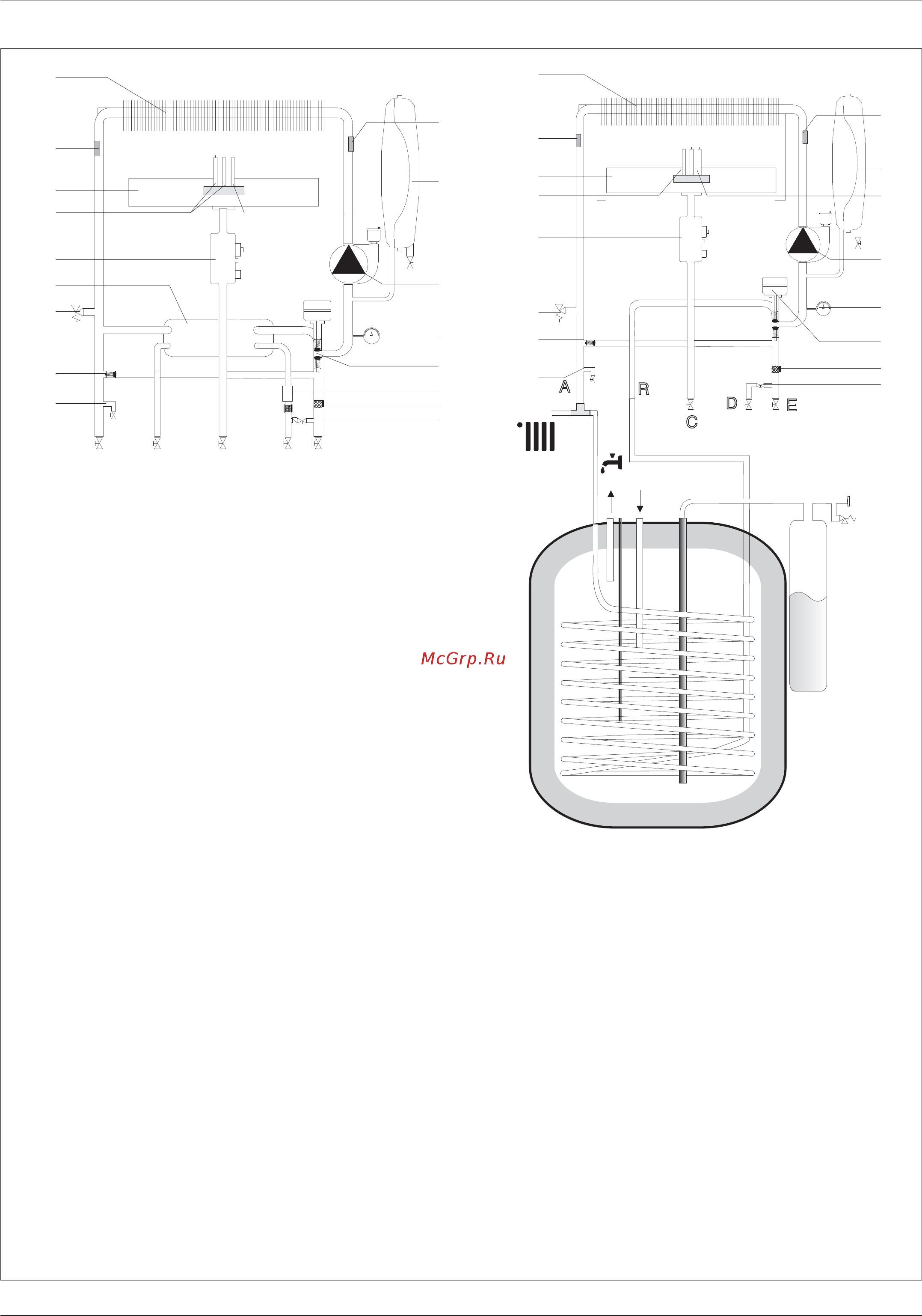 Ariston CLAS EVO SYSTEM 28 CF [14/44] Установка instalare