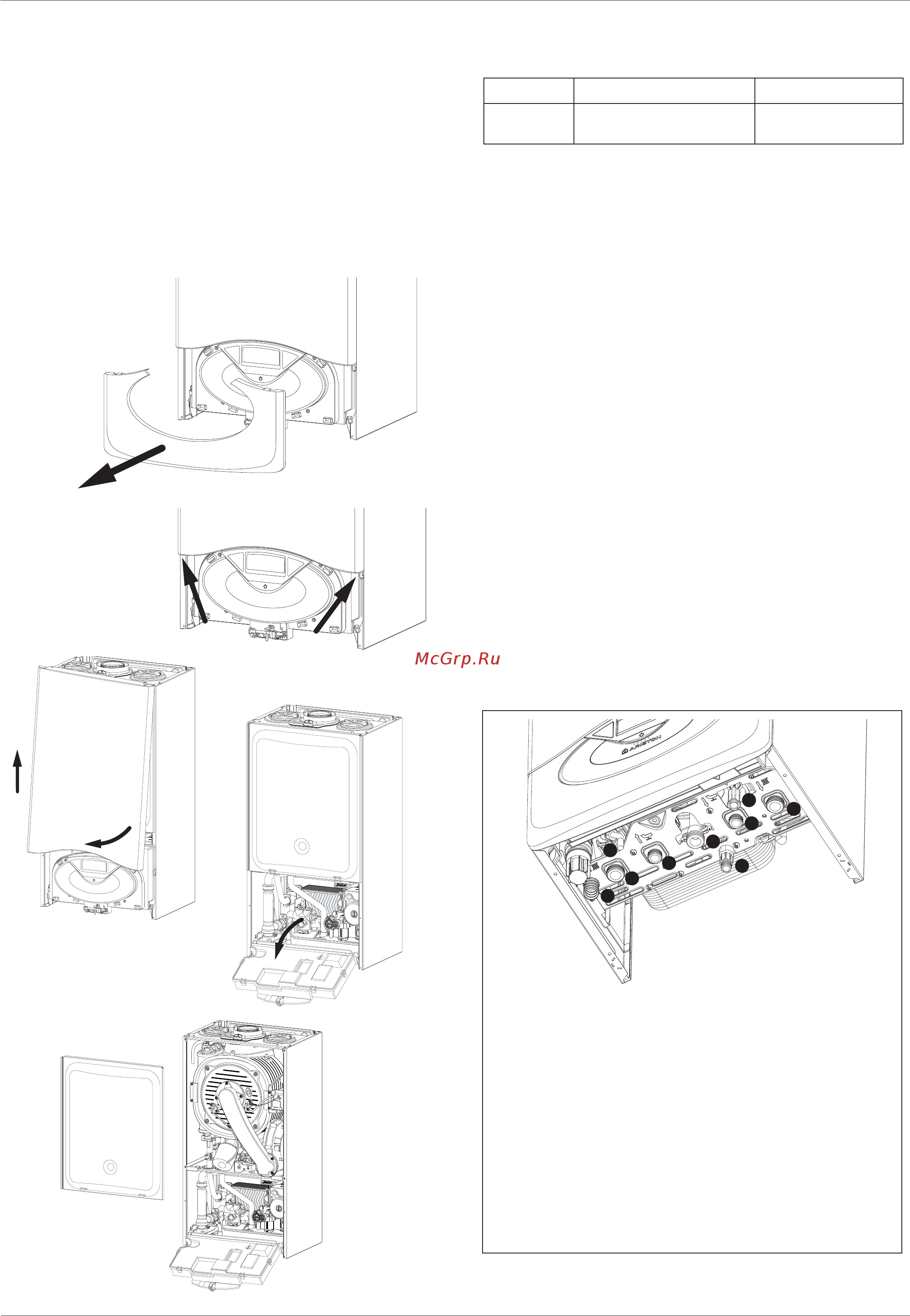 Ariston CLAS PREMIUM 24 [9/60] Монтаж