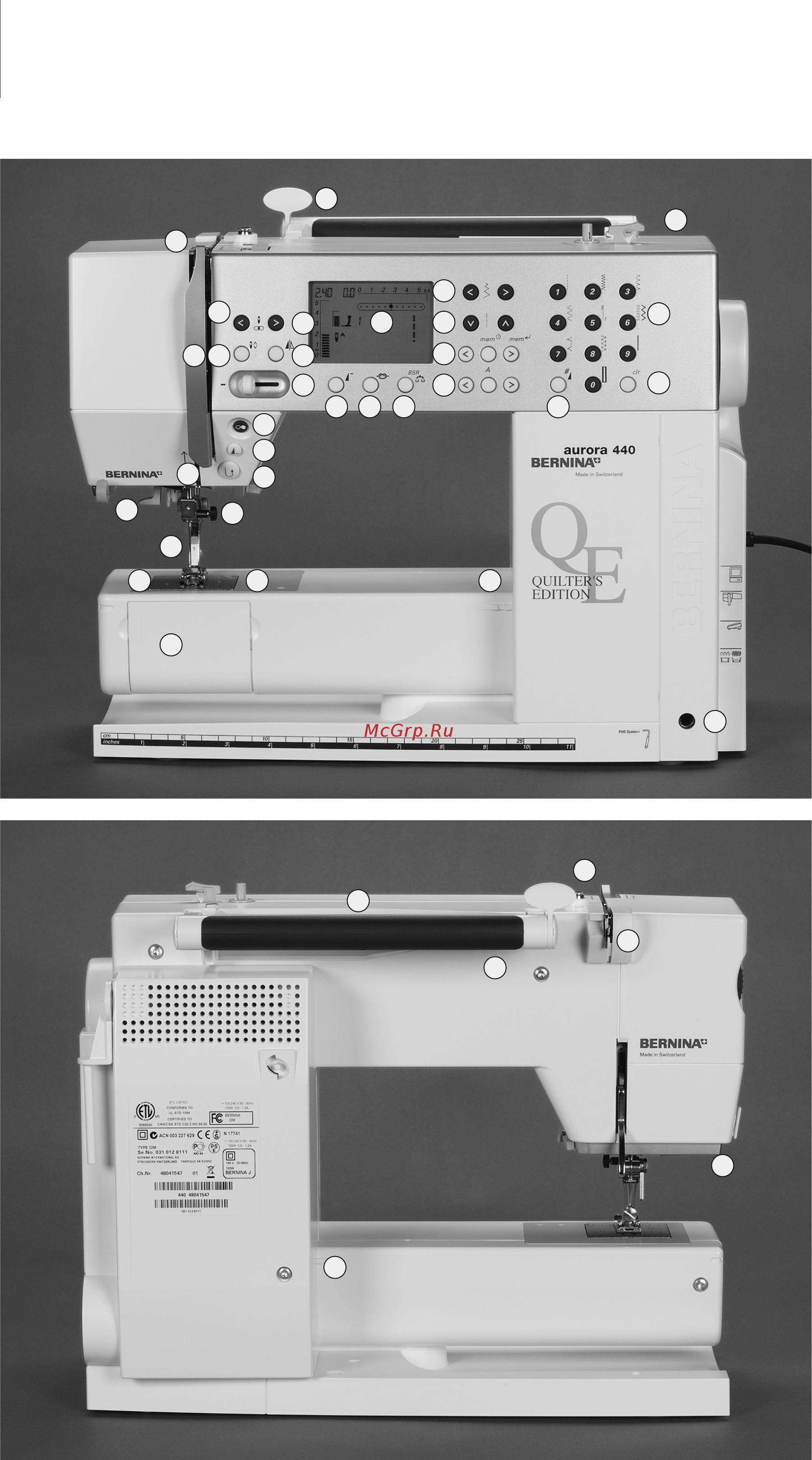 Bernina Aurora 430 Инструкция по эксплуатации ч2 онлайн
