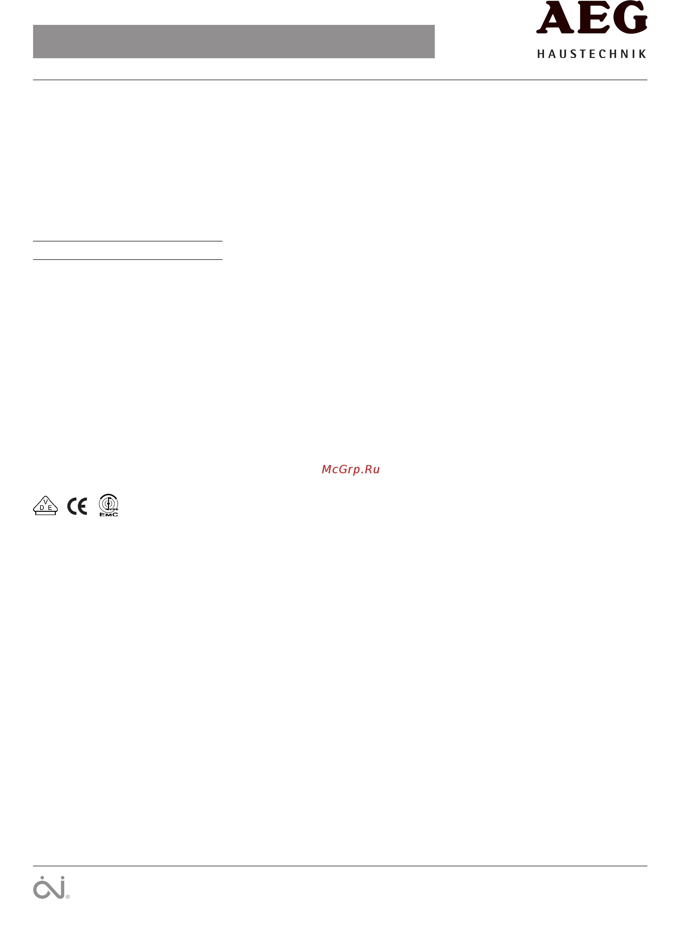 AEG FRTD 903 (S) [9/13] M o n ta g e a n w e i s u n g