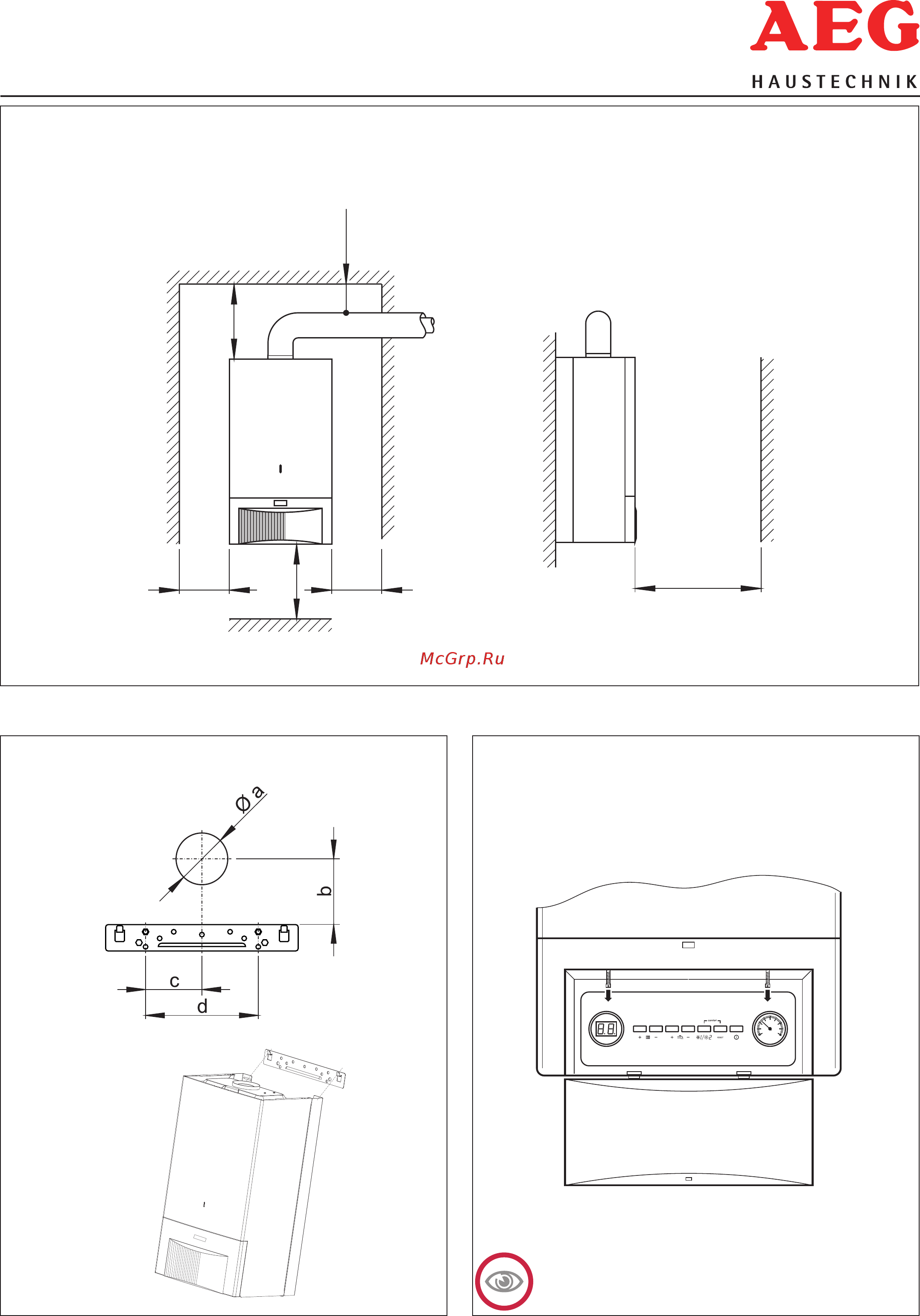 AEG GKT 243 comfort [11/32] Открыть панель управления