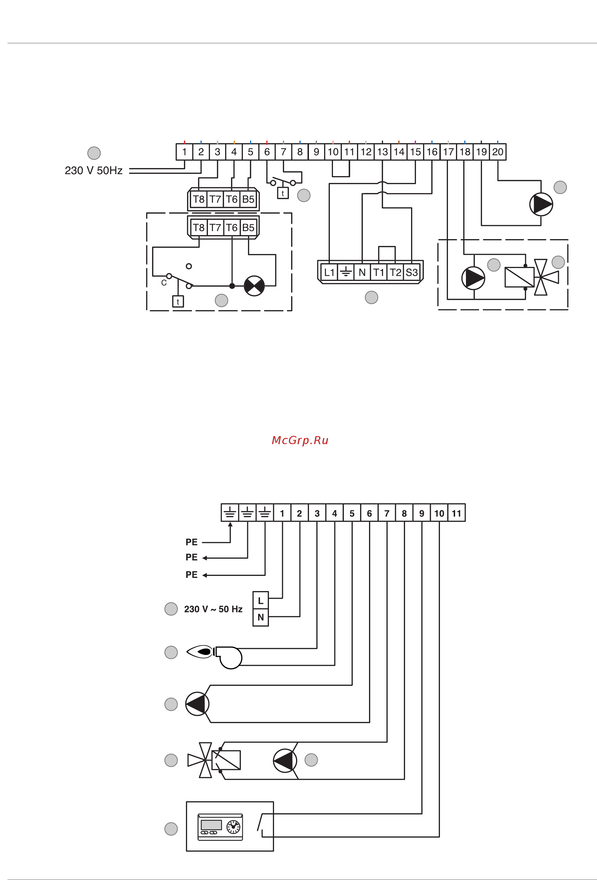 ACV N2 [11/18] Ýëåêòðè åñêèå ñîåäèíåíèÿ áëîêà bc 01