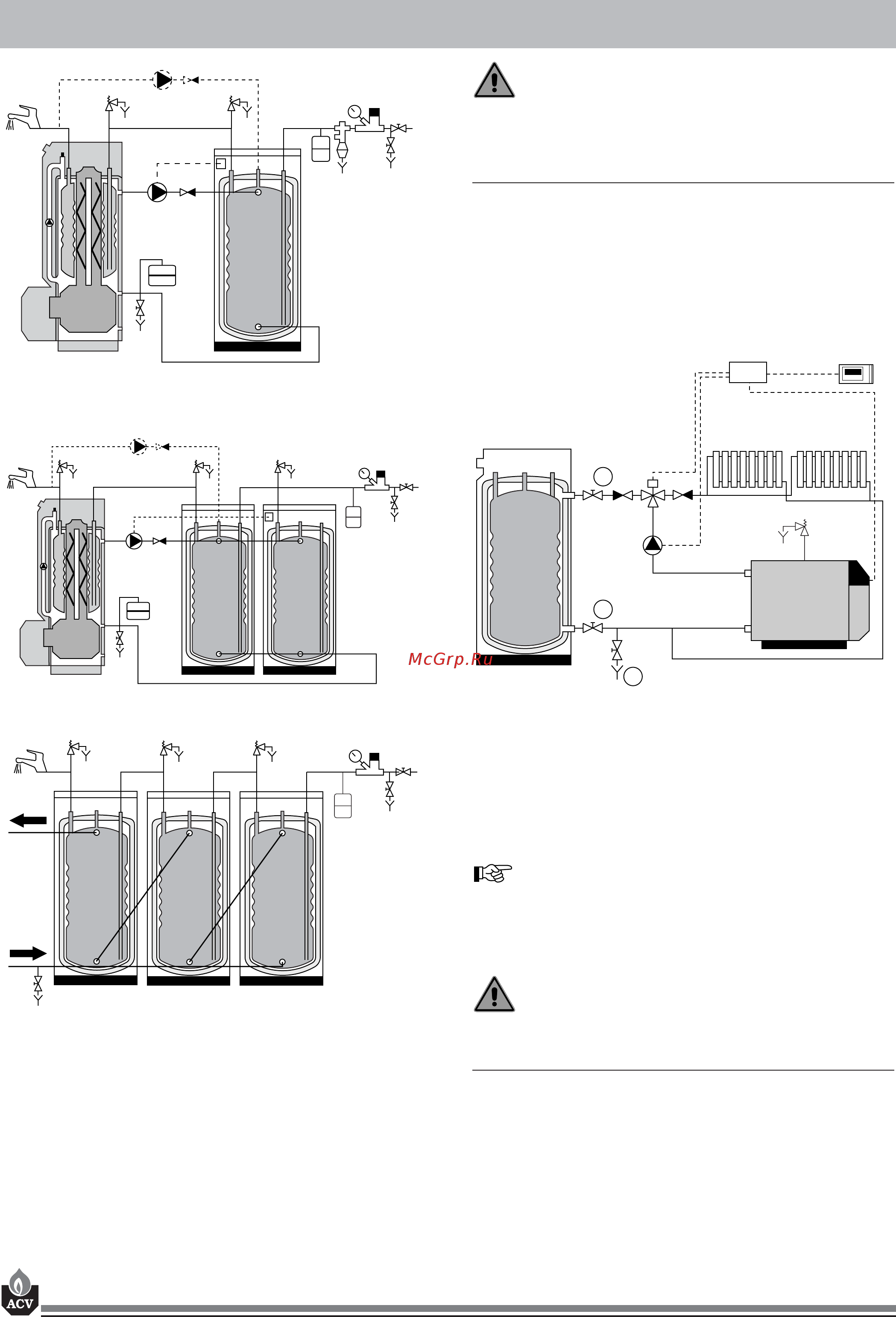 ACV HR 321 [5/15] Установка 4 ввод в эксплуатацию