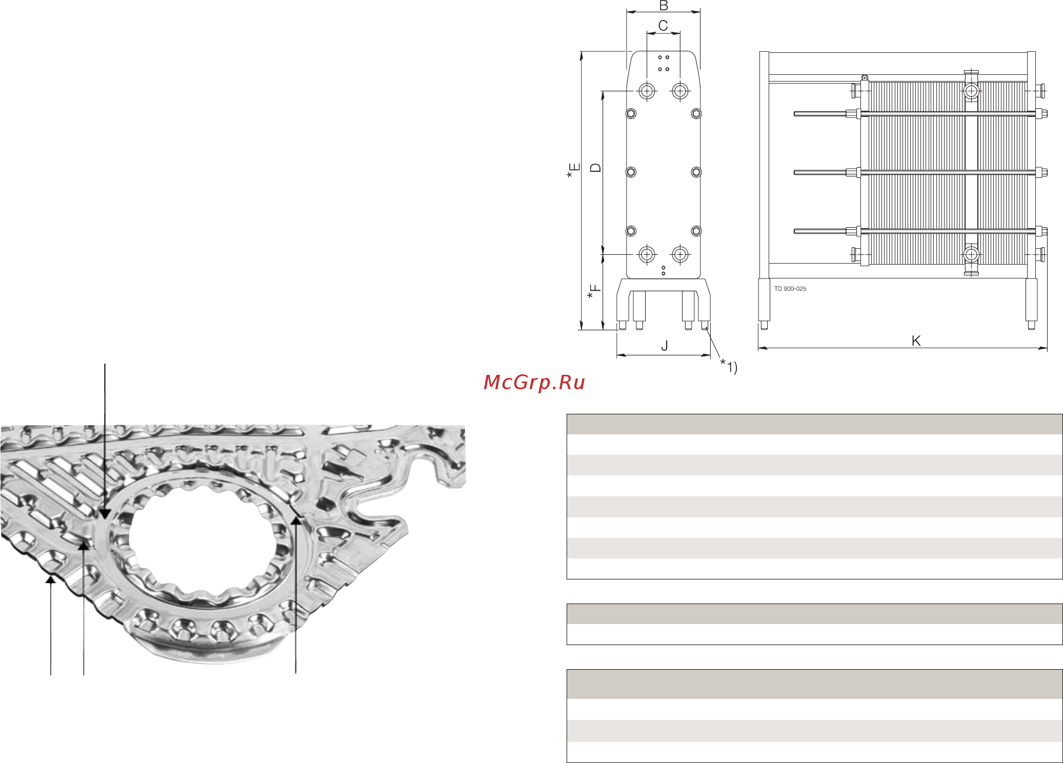 Alfa Laval Front 10 [3/4] Dimensions mm
