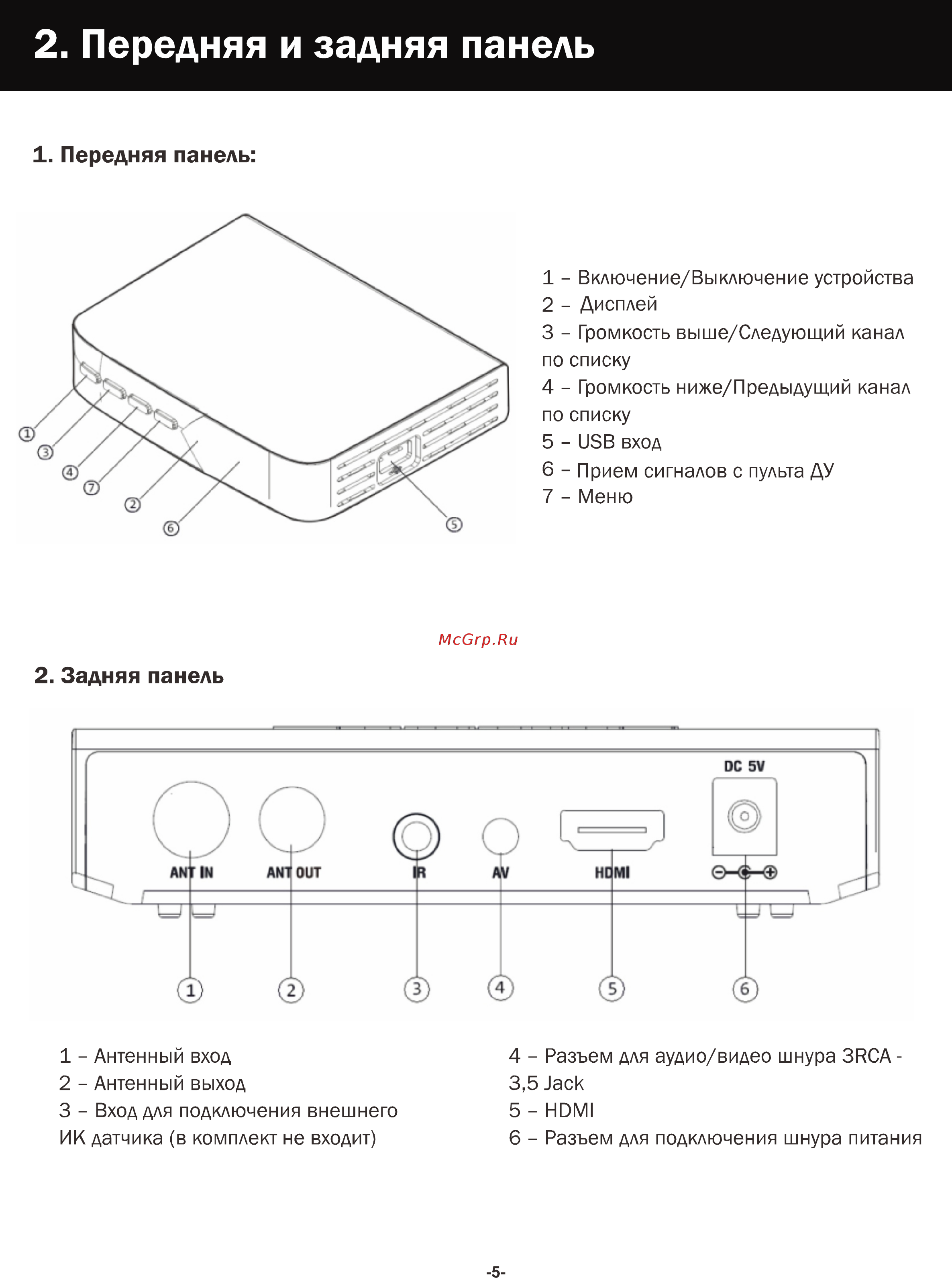 World Vision T58 [5/23] Страница 5
