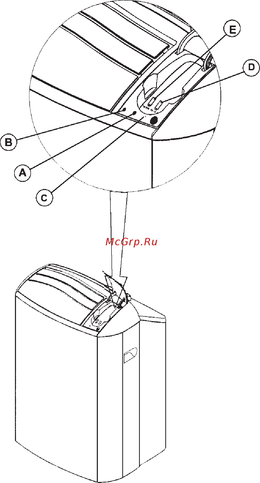 Airwell Aelia II 7 IR [11/23] D кнопка сброс отмена
