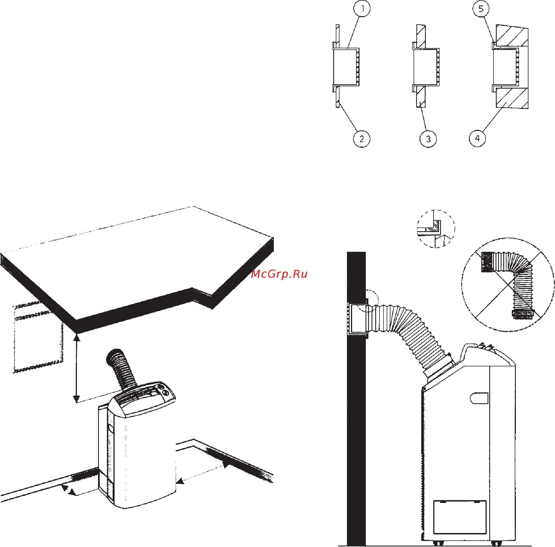 Airwell Aelia II 7 IR [5/23] Монтаж кондиционера