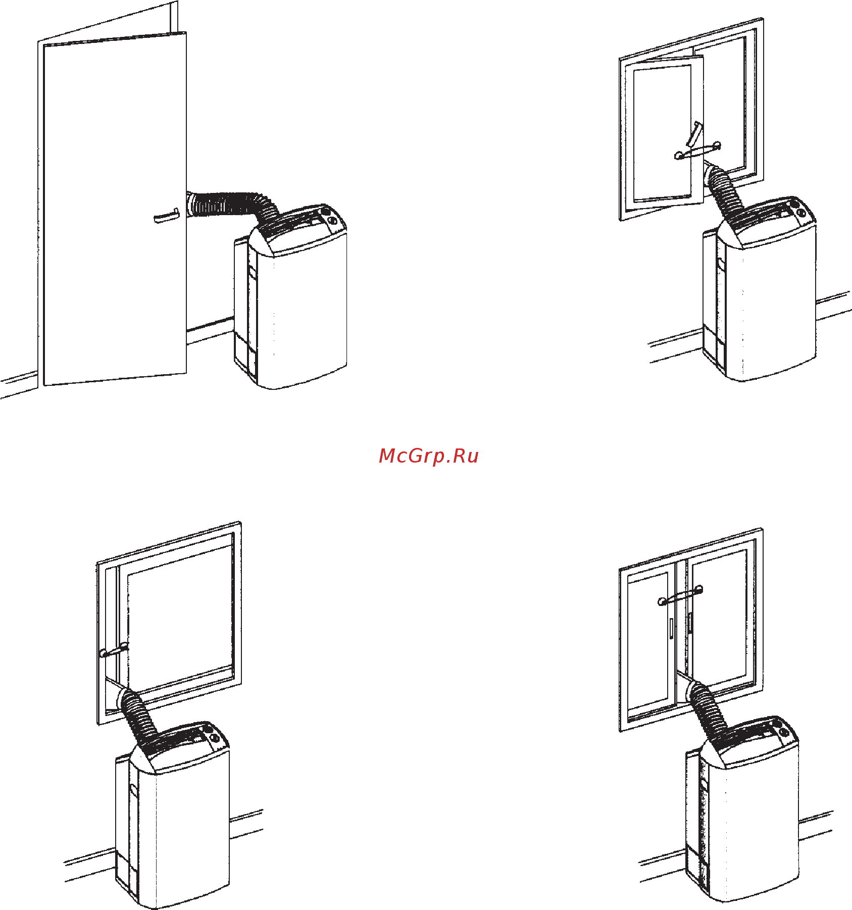 Airwell Aelia II 7 IR [6/23] Временный монтаж кондиционера см рис 6