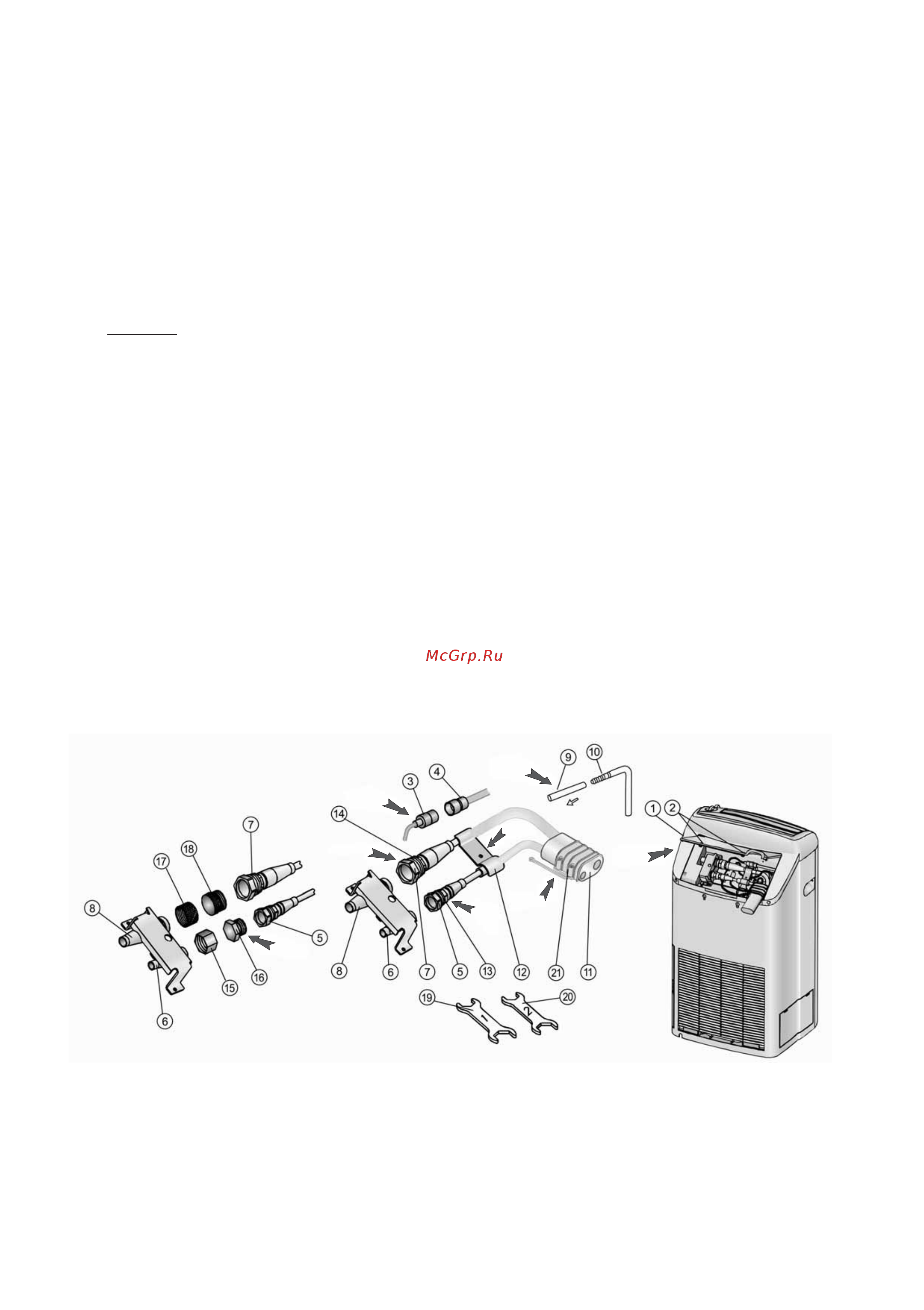 Airwell Aelia II 10 [10/29] Application of quick connectors optional