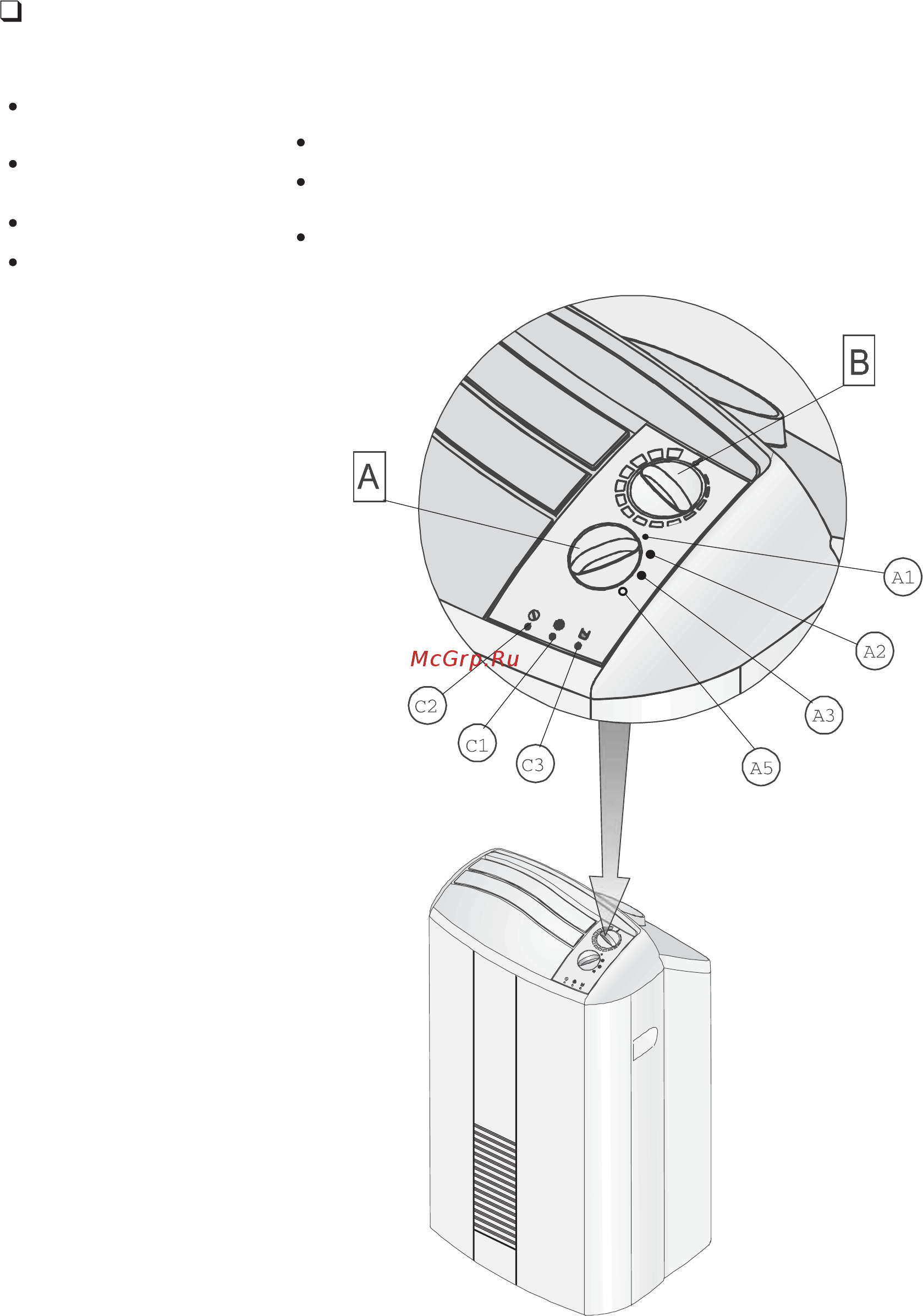 Airwell Aelia II 10 [22/29] Operation for mechanical models