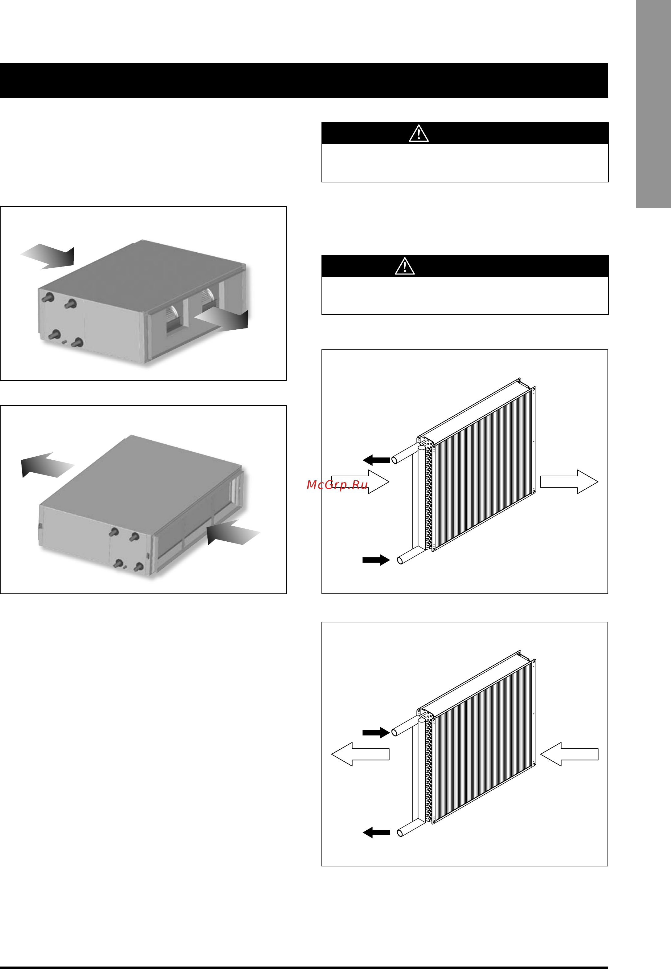 Airwell Wespak 5.05 [11/20] Water connections