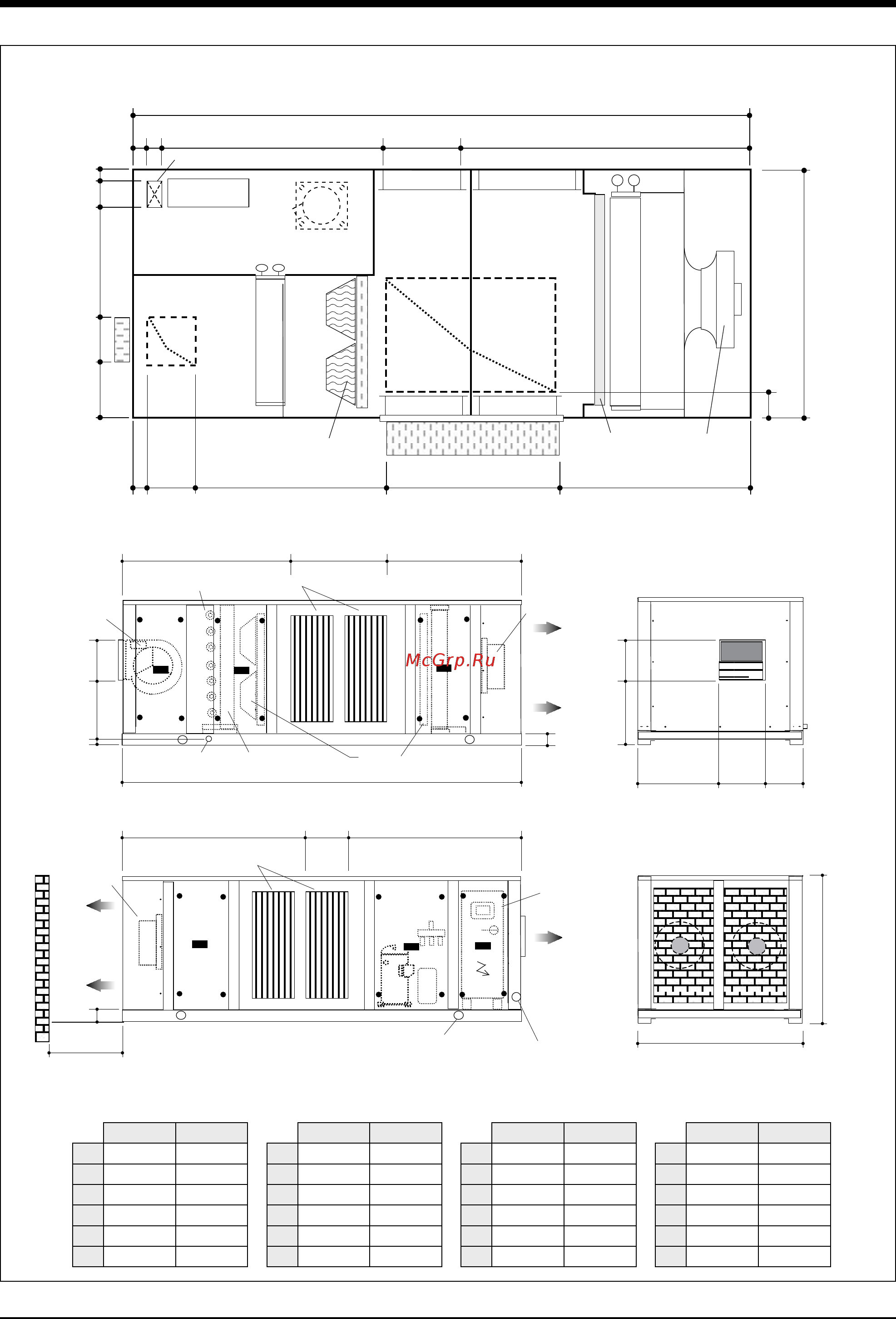 Airwell RT4D 60 [45/56] Dimensions mm rt4d 20 40