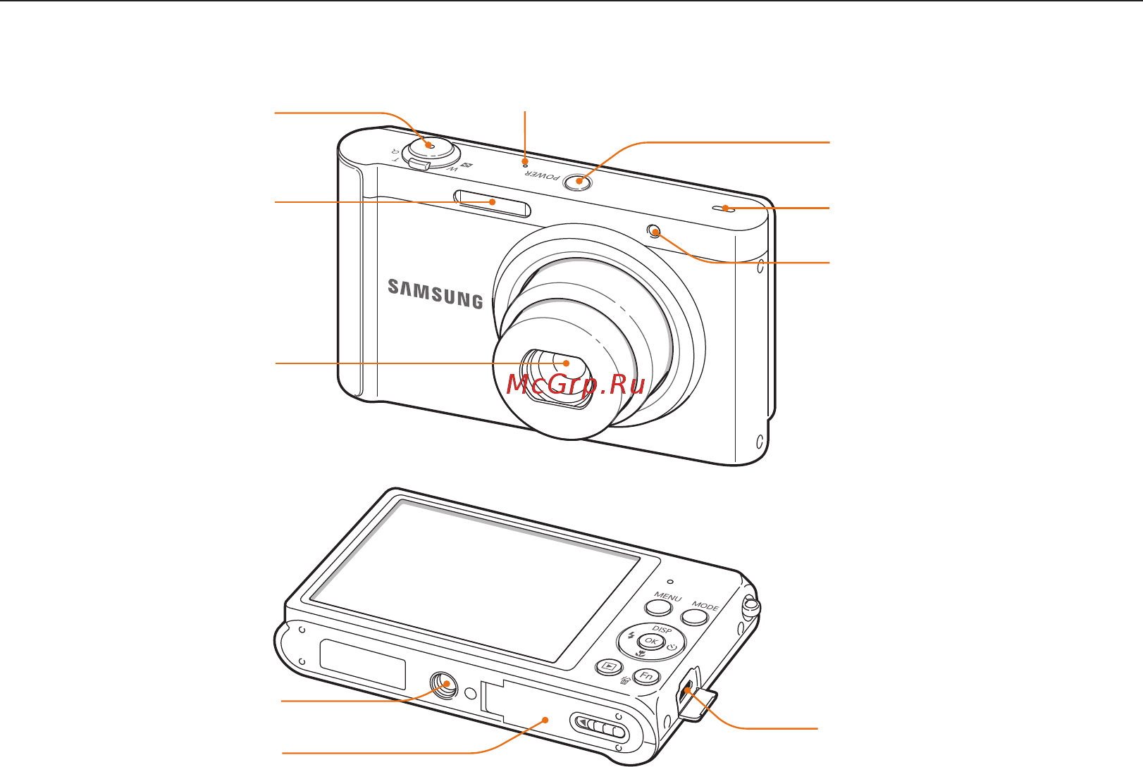 Samsung EC-ST88 Black [15/131] Прежде чем приступать к эксплуатации камеры ознакомьтесь с ее элементами и их функциями