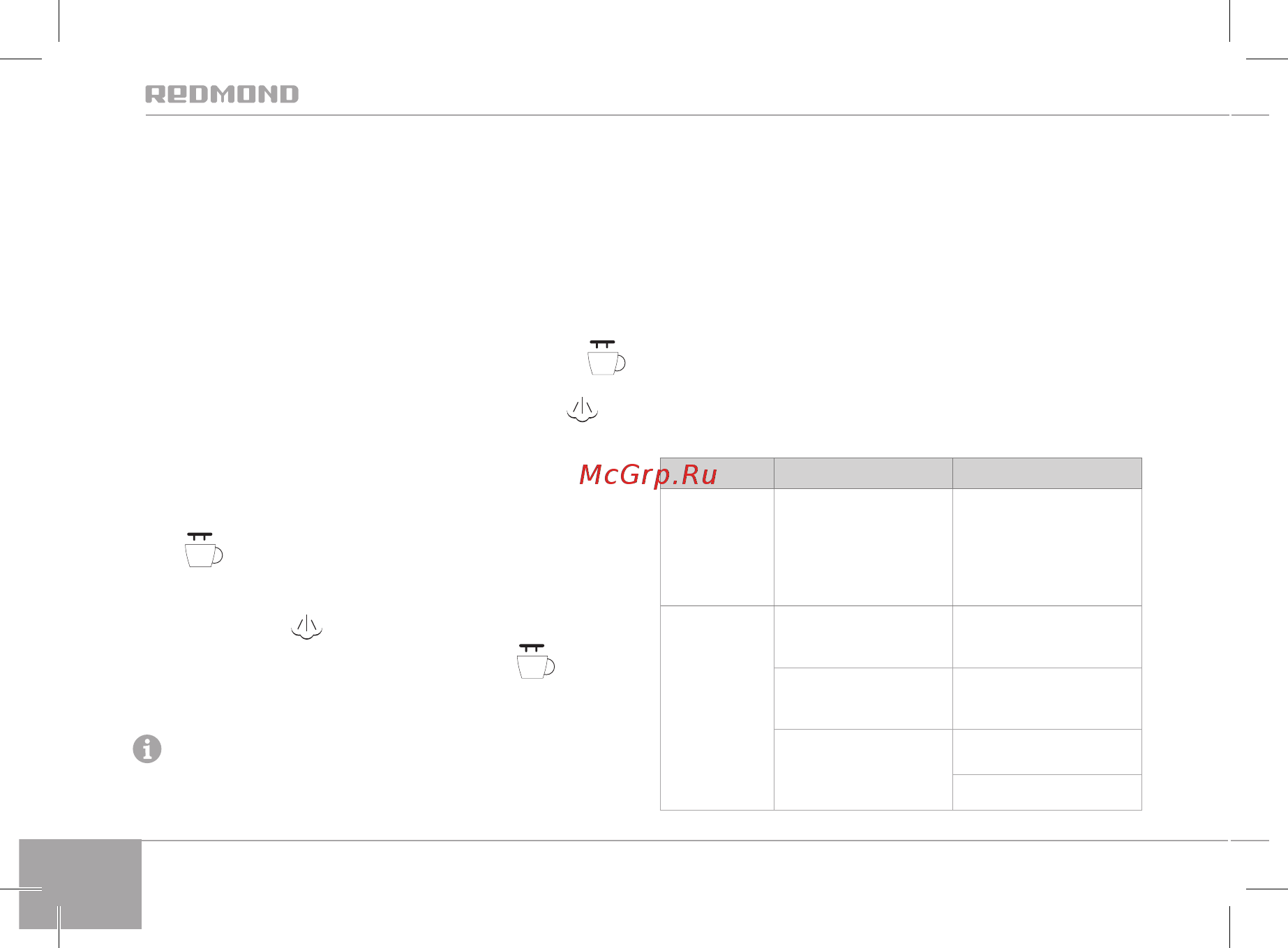 Redmond RCM-1502 [10/36] Iv перед обращением в сервис центр