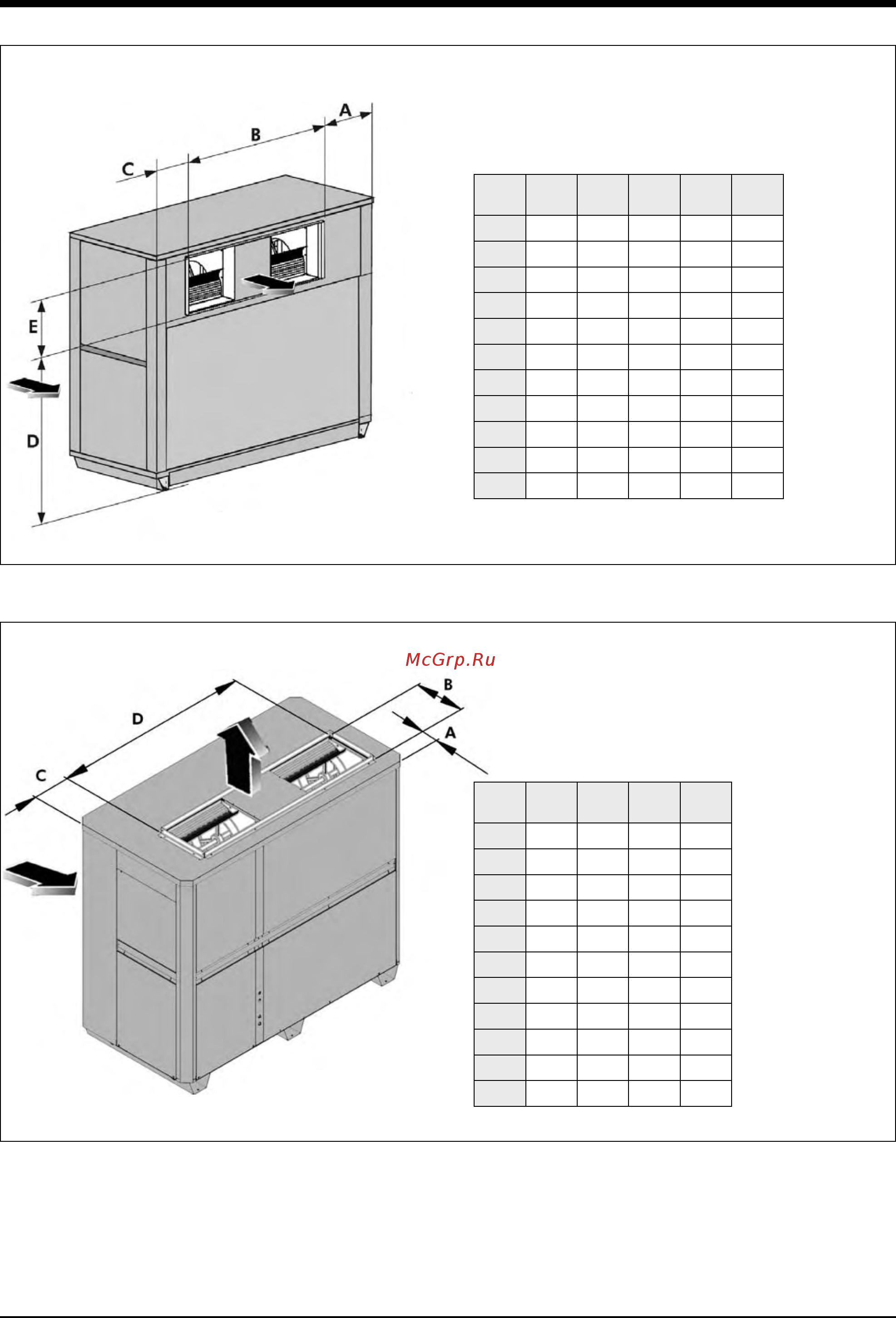 Airwell AQCL 120 [17/20] Dimensions mm