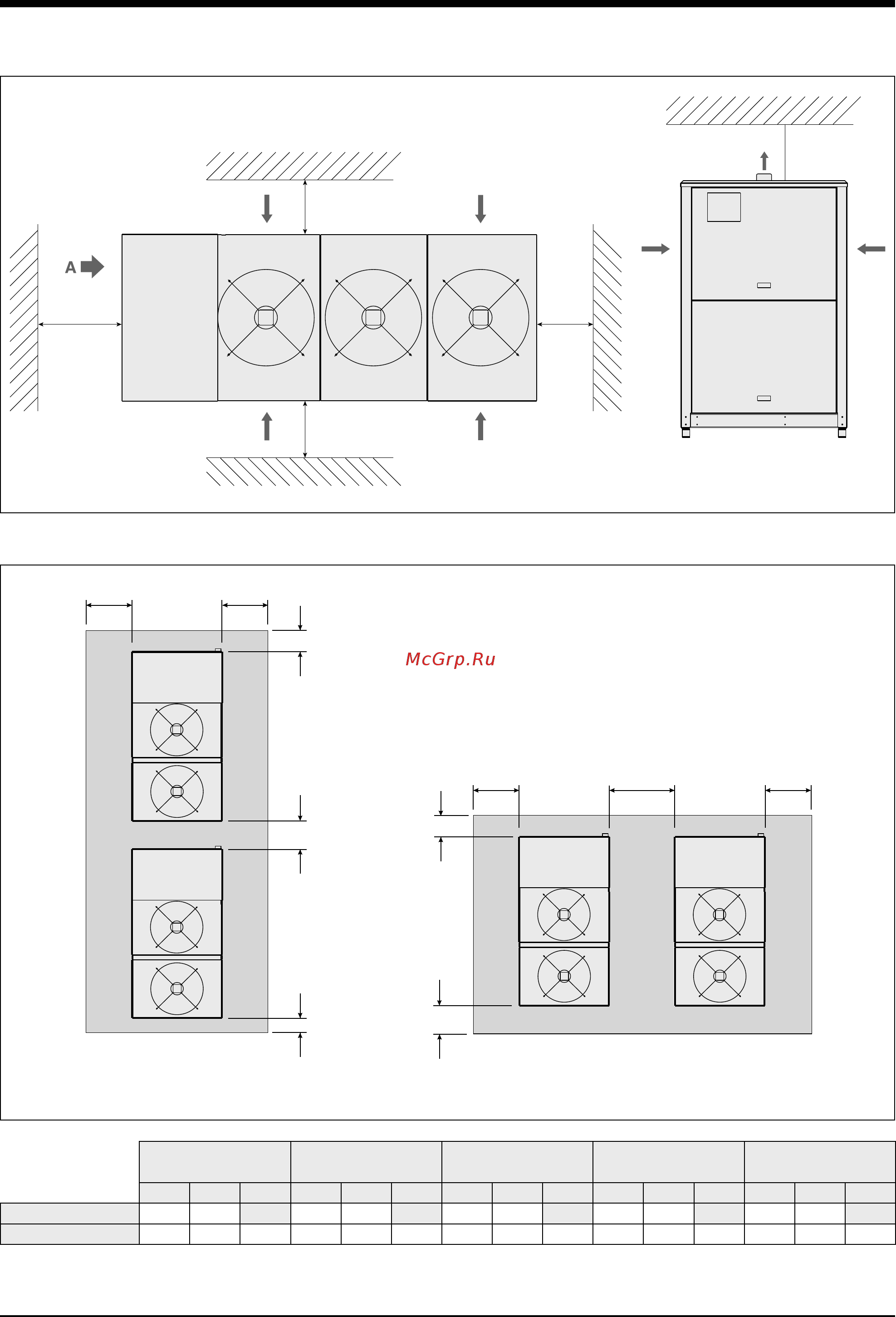 Airwell CLH 242 [25/28] Space requirements