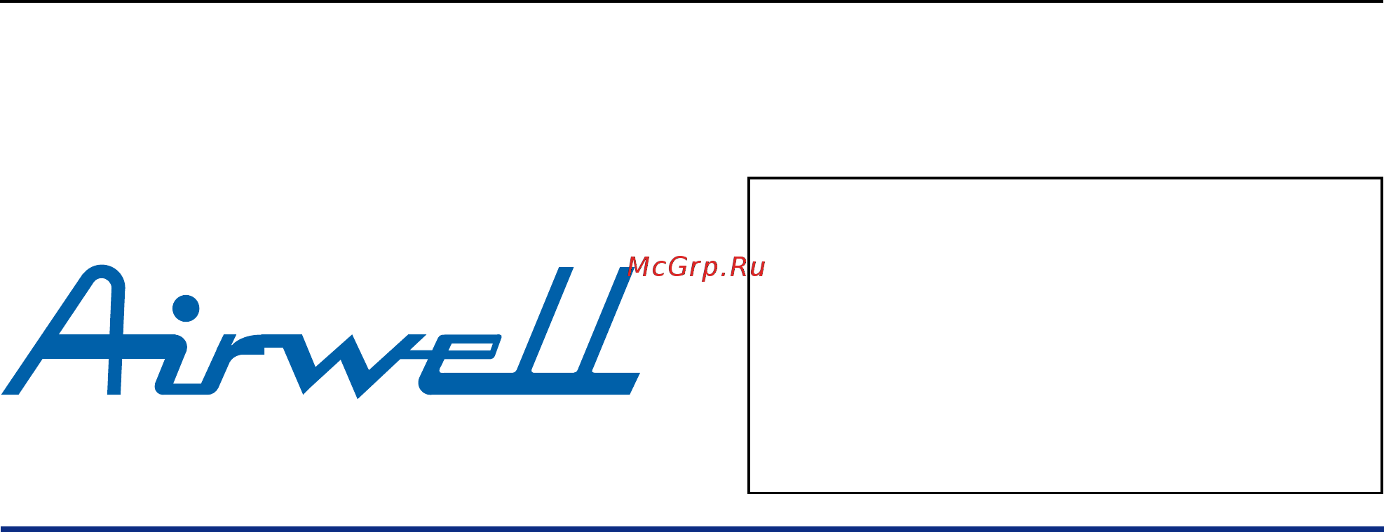 Airwell CWP-CO 03 [22/22] Ооо аэрвелл снг