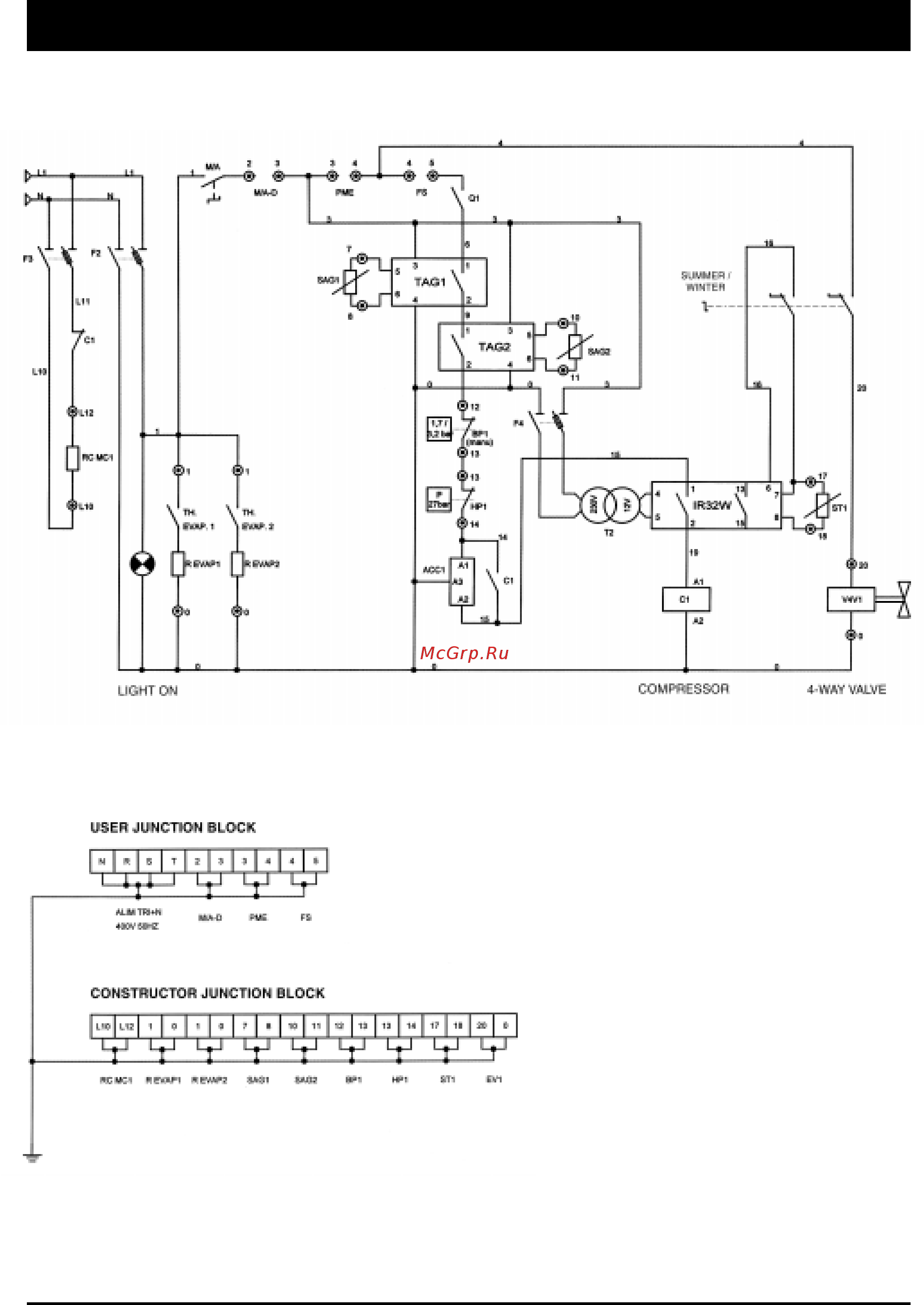 Airwell CWP-RC 09 [18/24] Электрические схемы продолжение