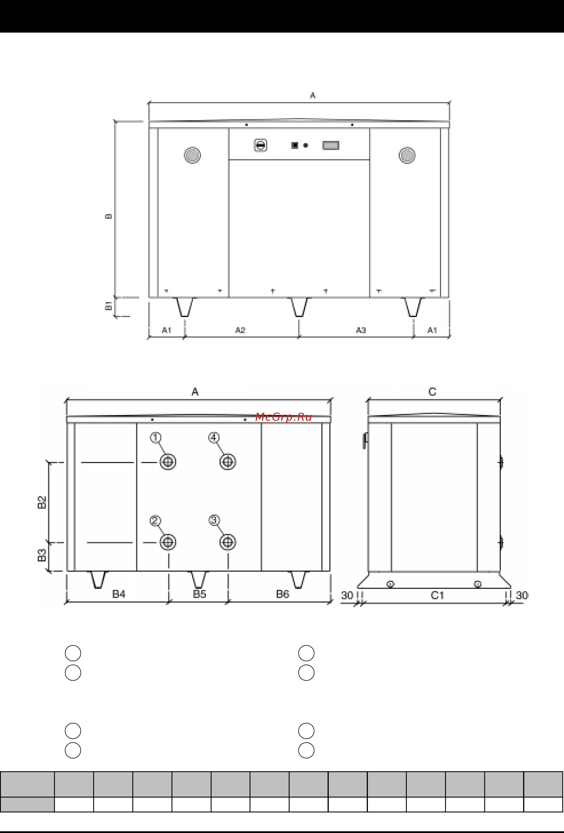 Airwell CWP-CO 15 [9/24] Размеры продолжение