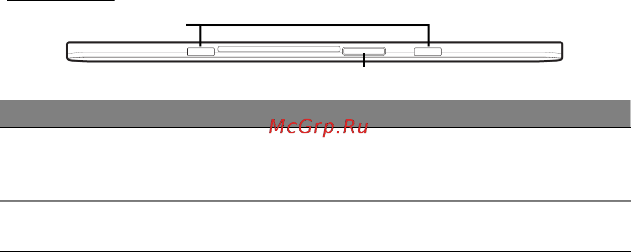 Acer Iconia Tab W511 64Gb dock [24/104] Вид снизу