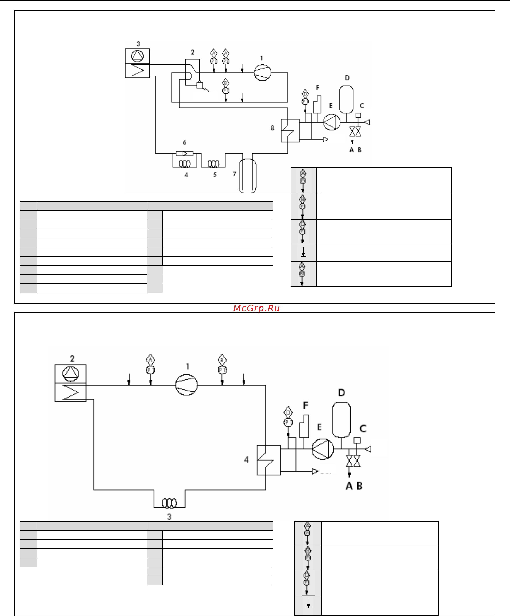 Airwell MQH 4 [5/24] Схемы холодильного контура продолжение