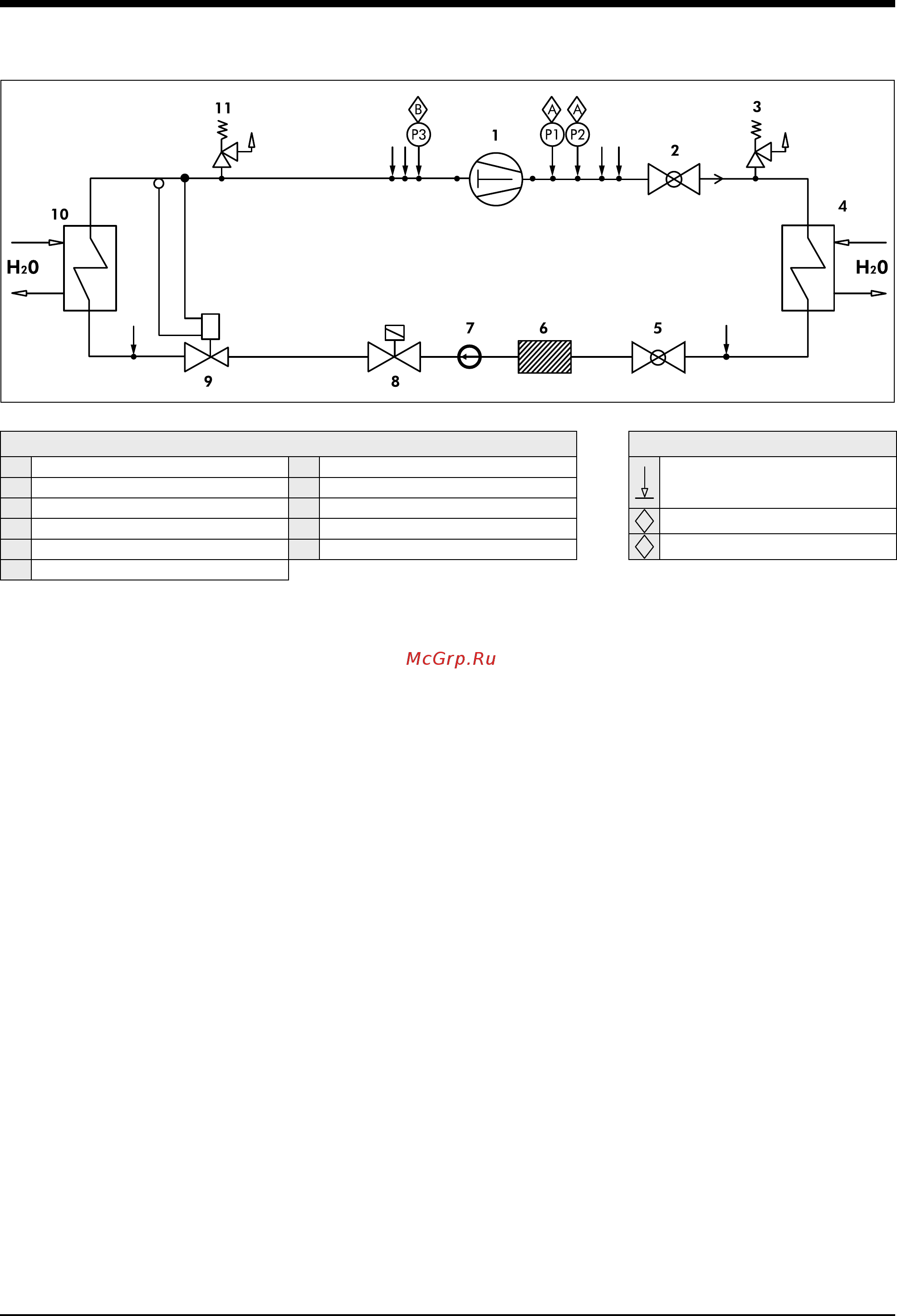 Airwell RWR 170 [3/16] Refrigerant flow diagrams