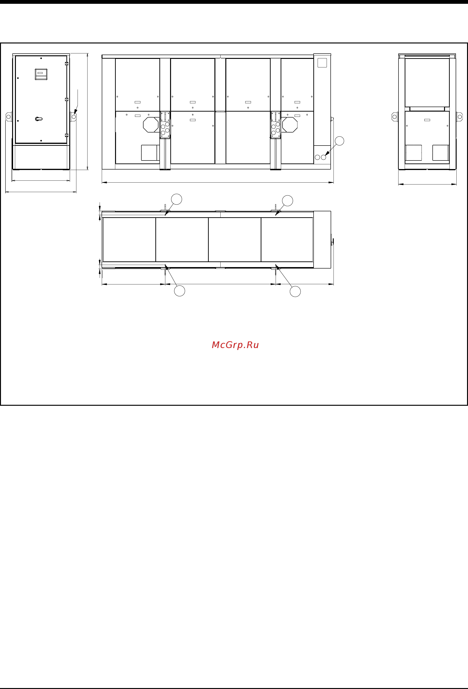 Airwell SWS 1602 HFС 407C [42/48] Dimensions in mm cont d