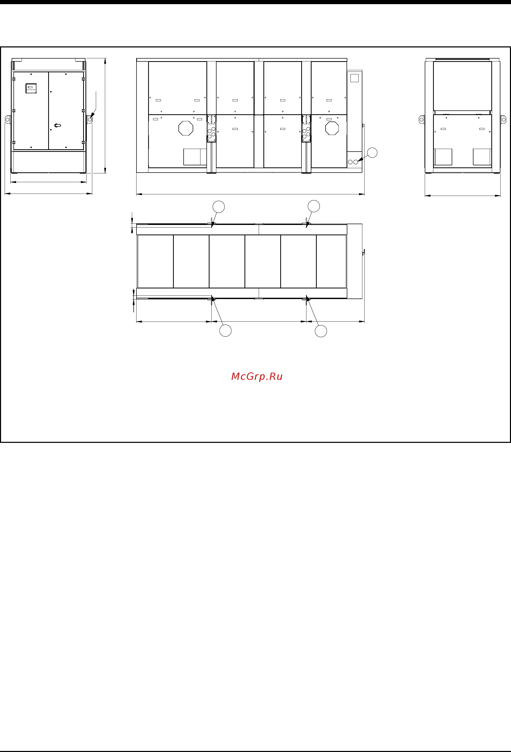Airwell SWS 3412 HFС 134a [43/48] Dimensions in mm cont d