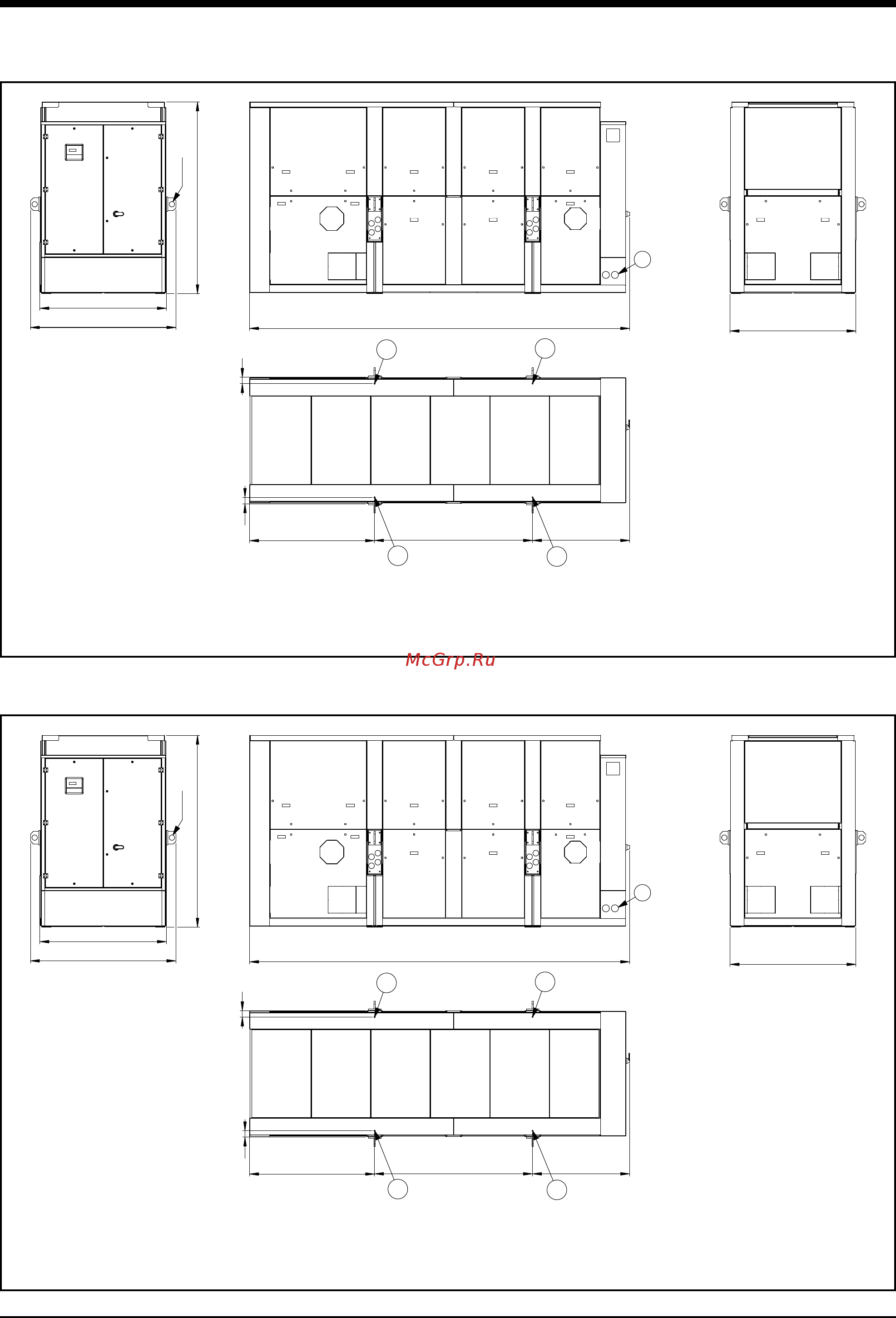 Airwell SWS 1602 HFС 407C [44/48] Dimensions in mm cont d