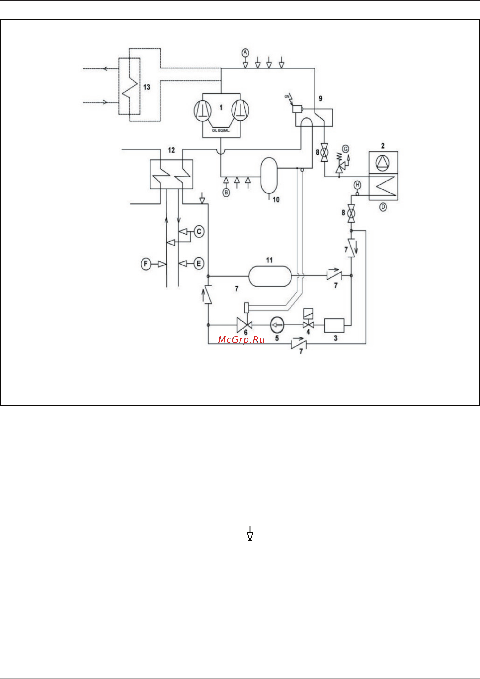 Airwell VLH 554 [4/30] Схема холодильного контура схема холодильного контура