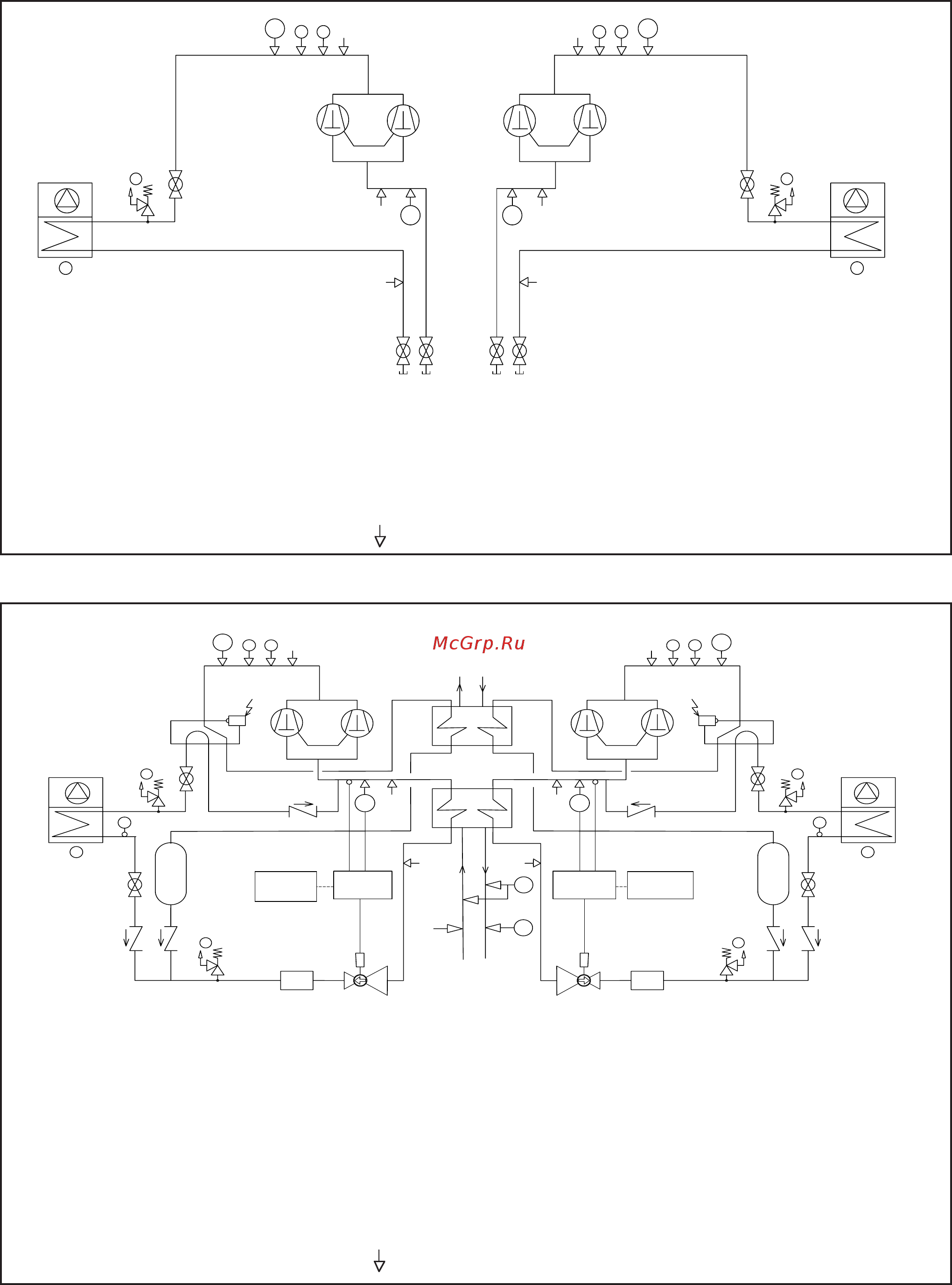 Airwell VLS 704 [31/83] Схема холодильного контура агрегата уьк