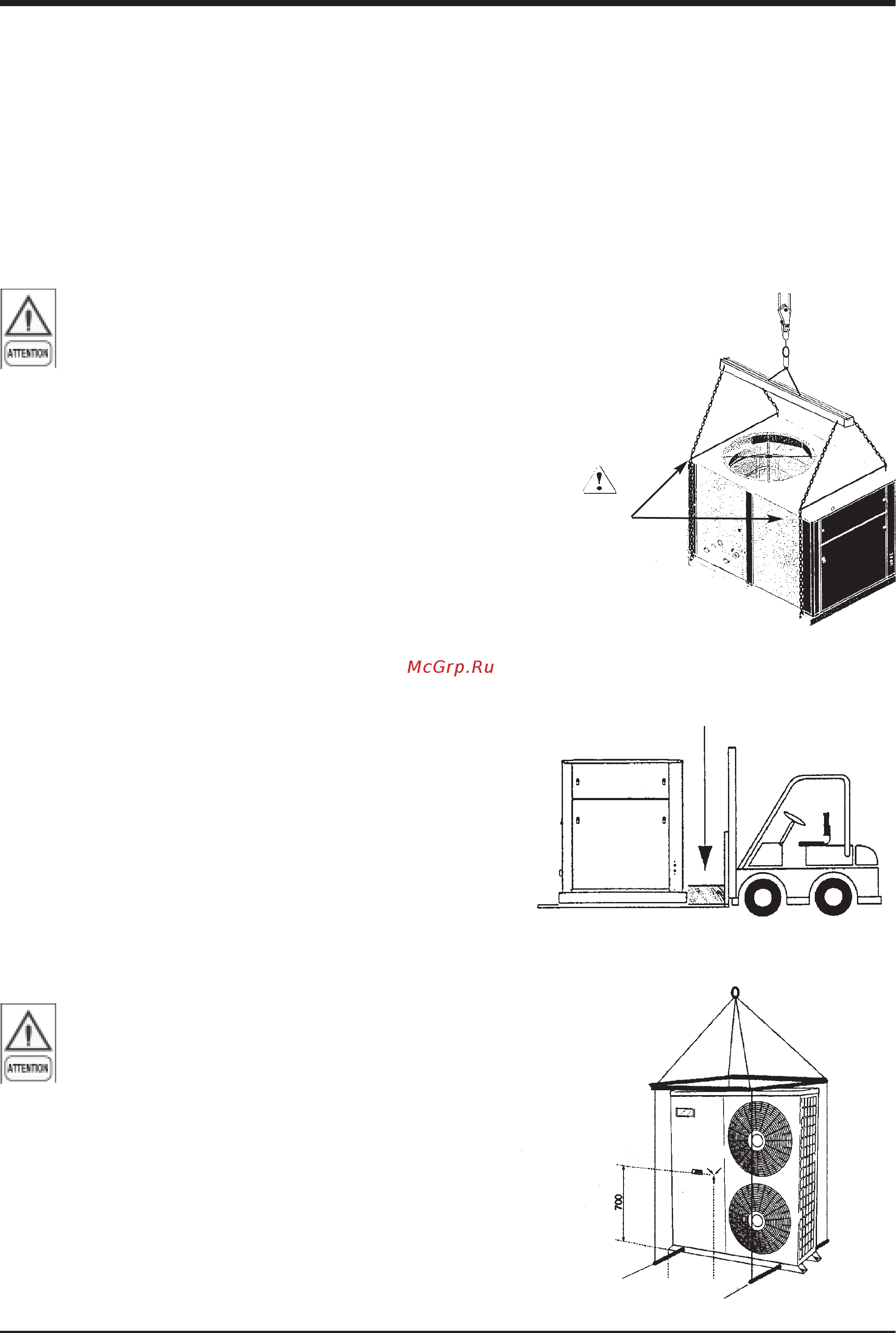 Airwell AQL 50 [17/63] Transportortion handling and stockage